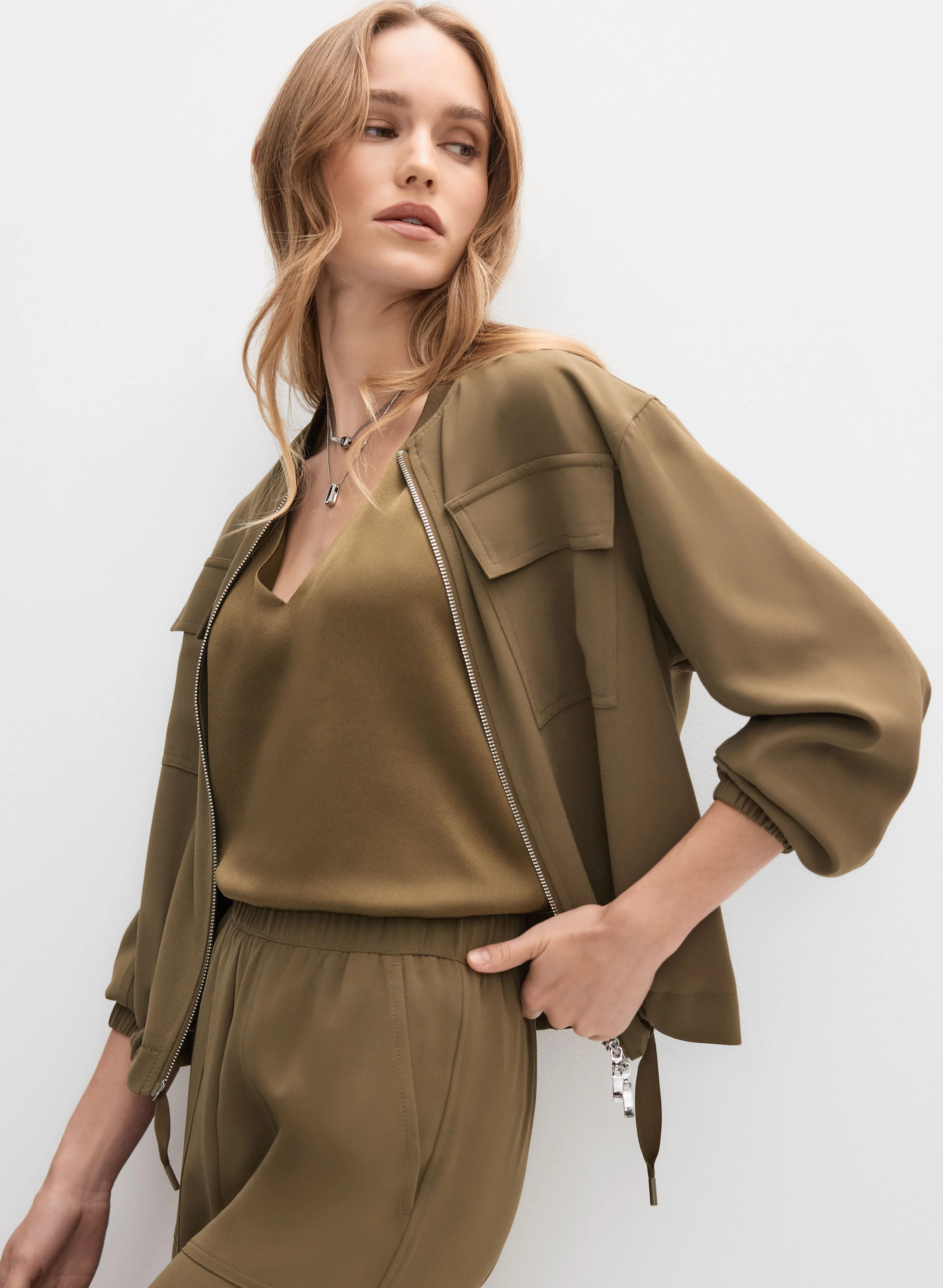 Short Zip-Up Jacket