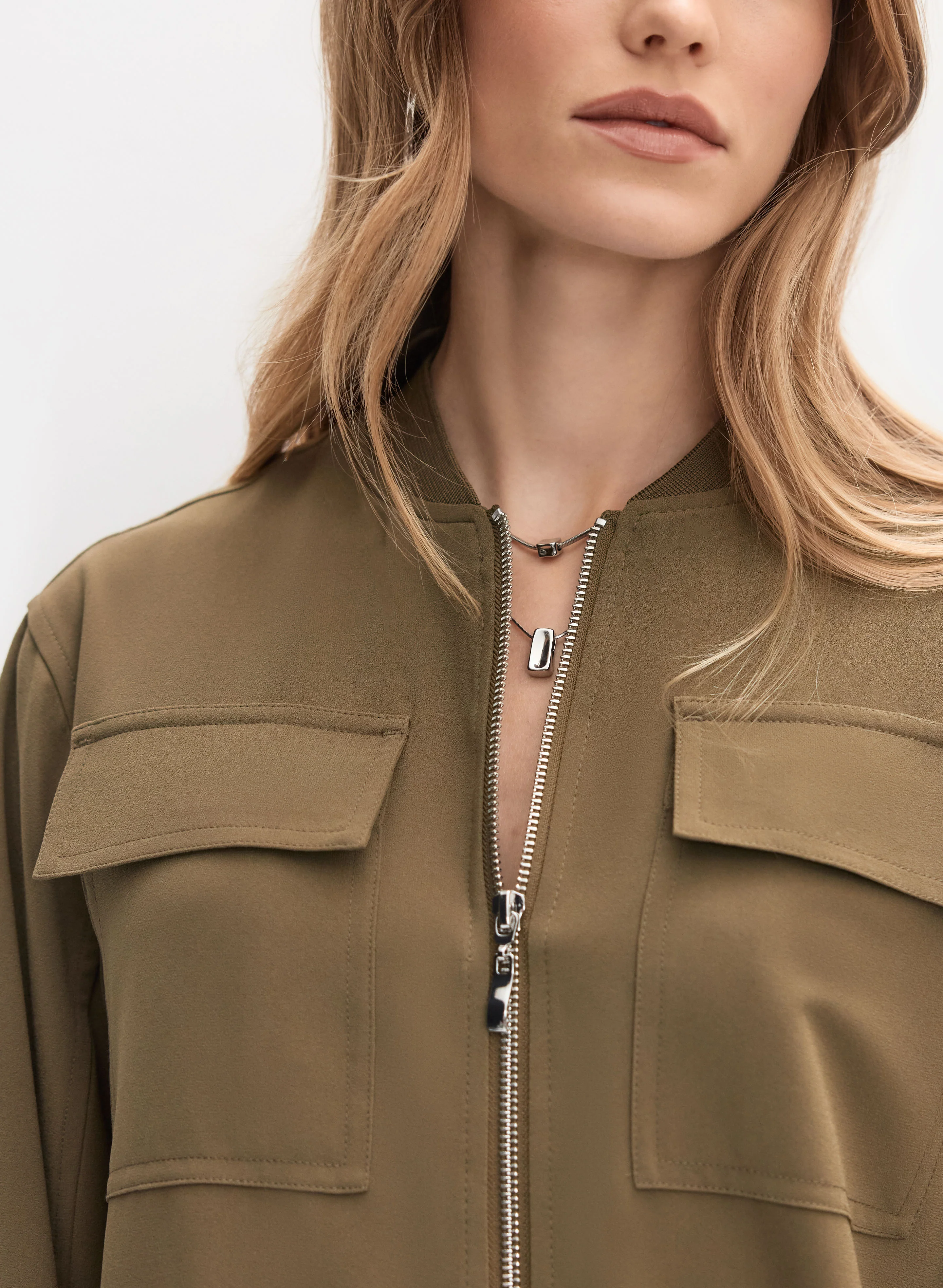 Short Zip-Up Jacket - Image 2