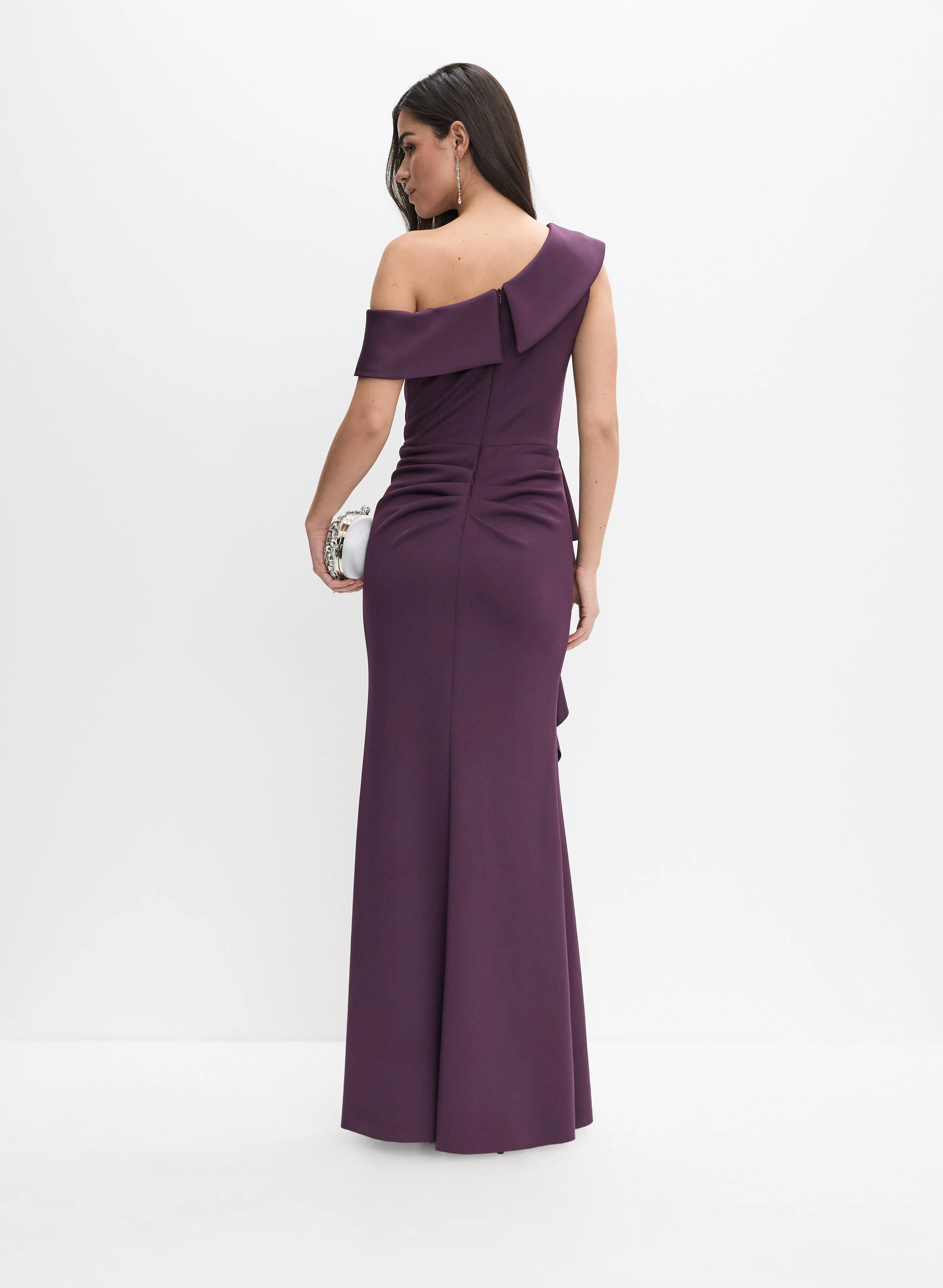 Single-Shoulder Fitted Dress - Image 3