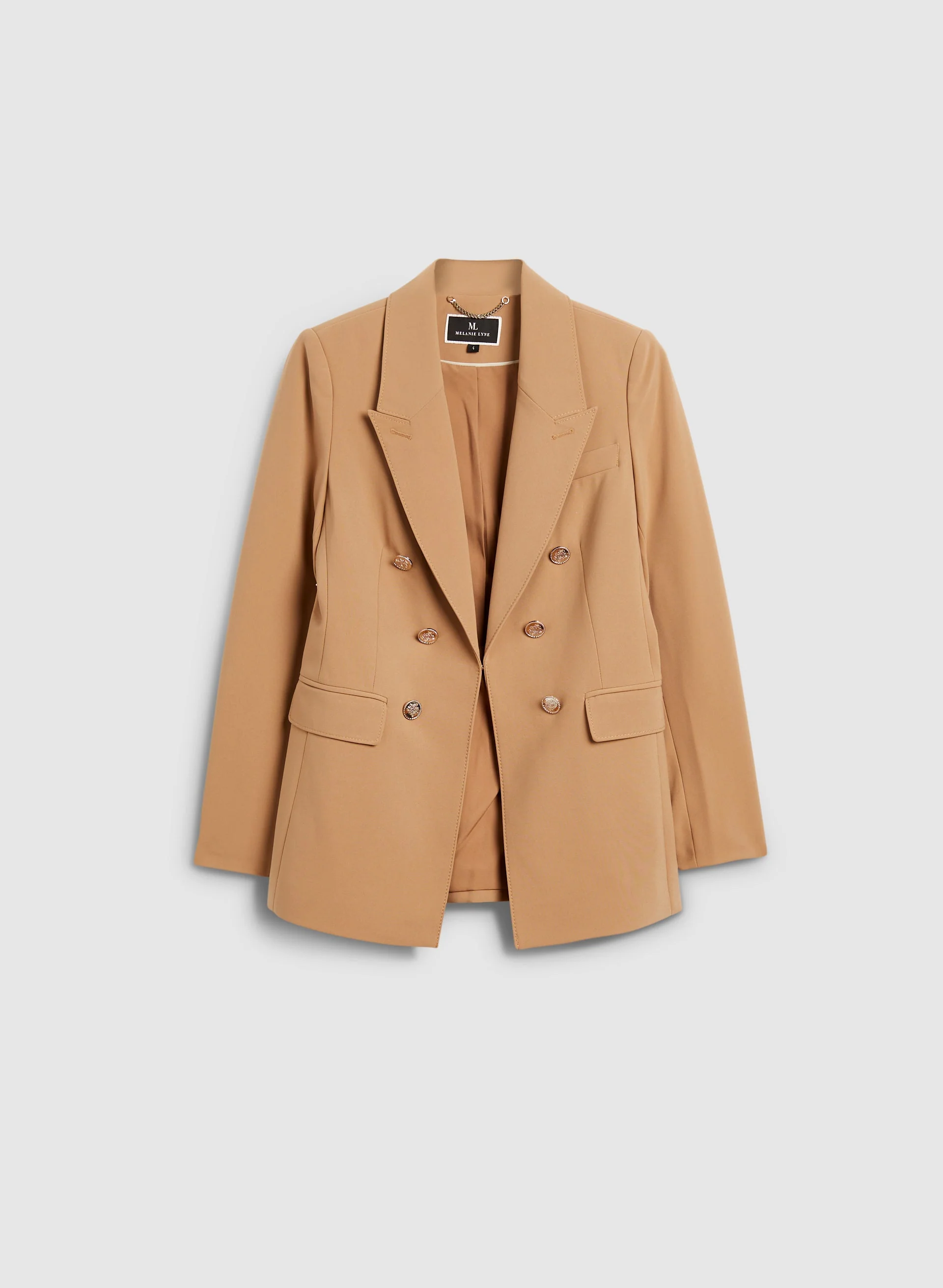 Six-Button Bi-Stretch Blazer - Image 5