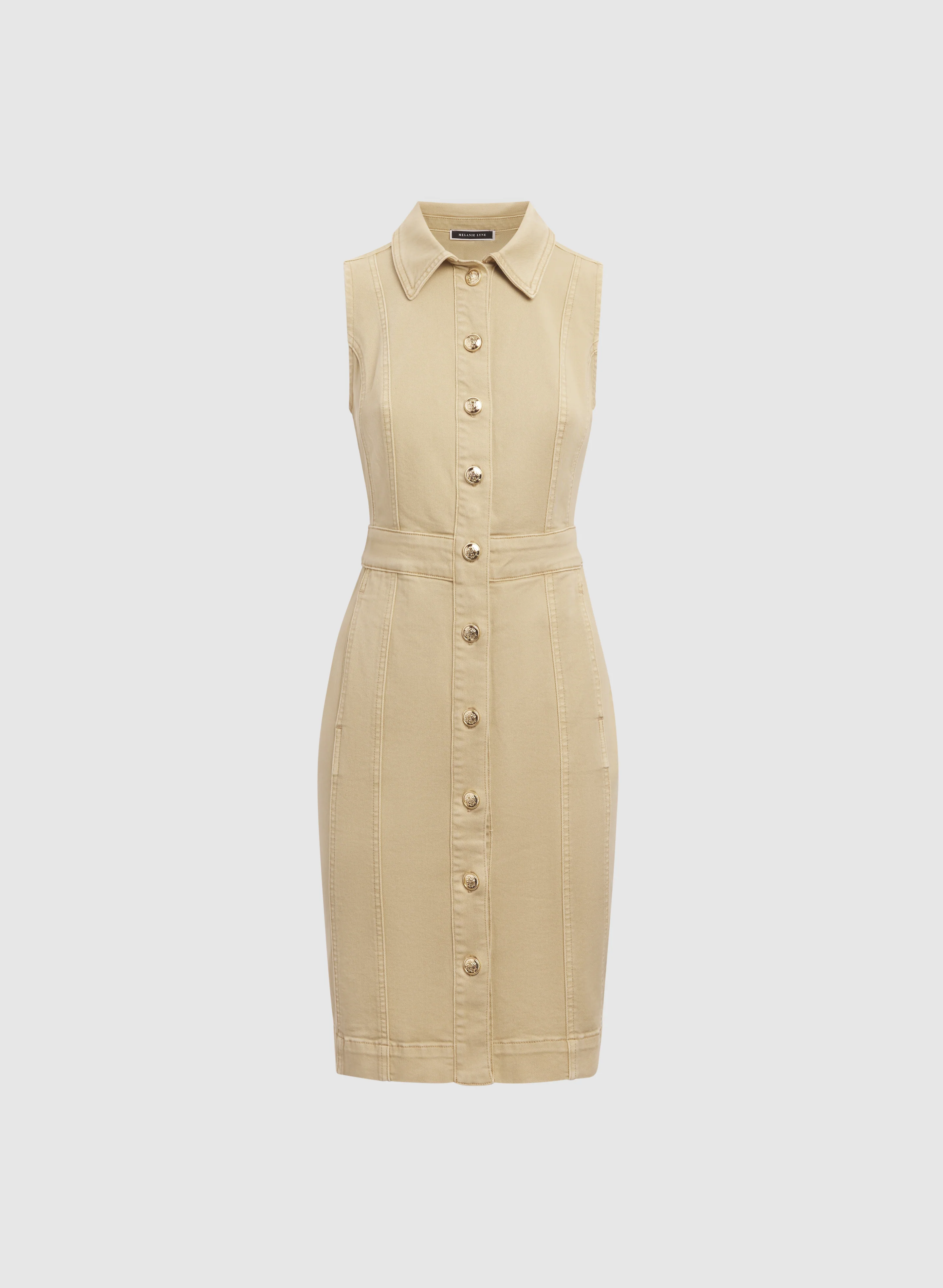 Sleeveless Denim Dress - Image 5