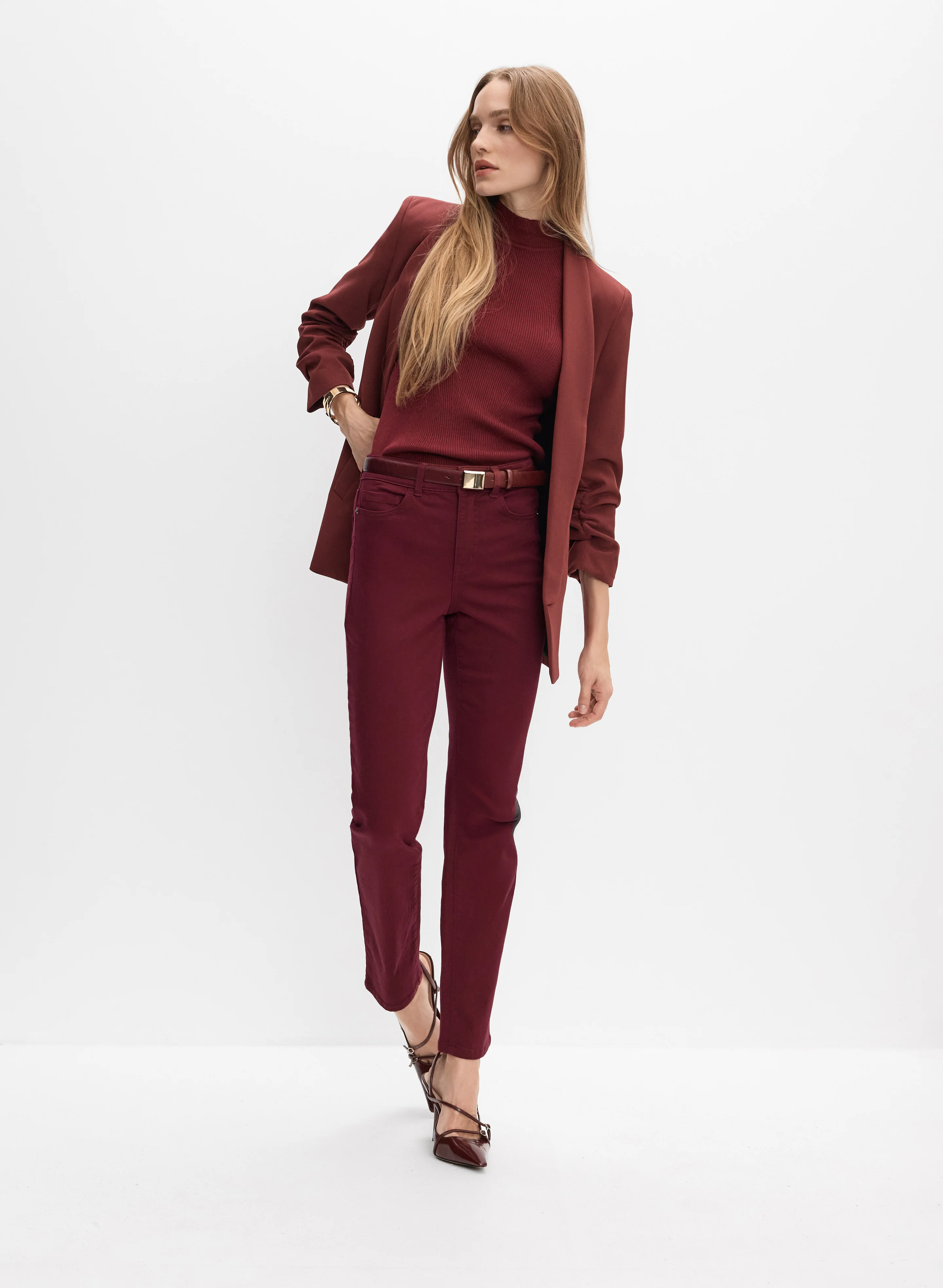 Sleeveless Mock Neck Sweater - Image 3