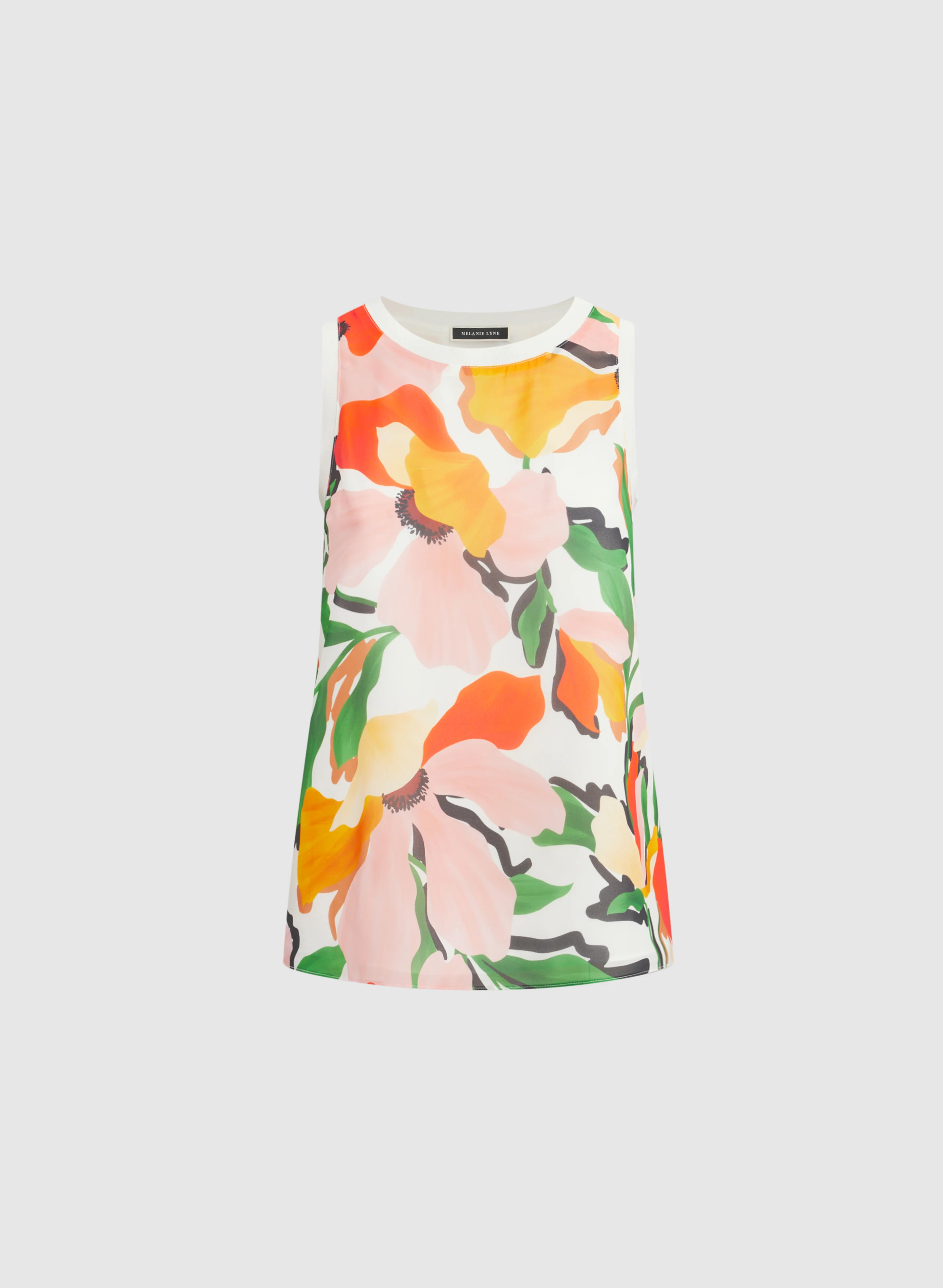 Sleeveless Tropical Blouse - Image 6