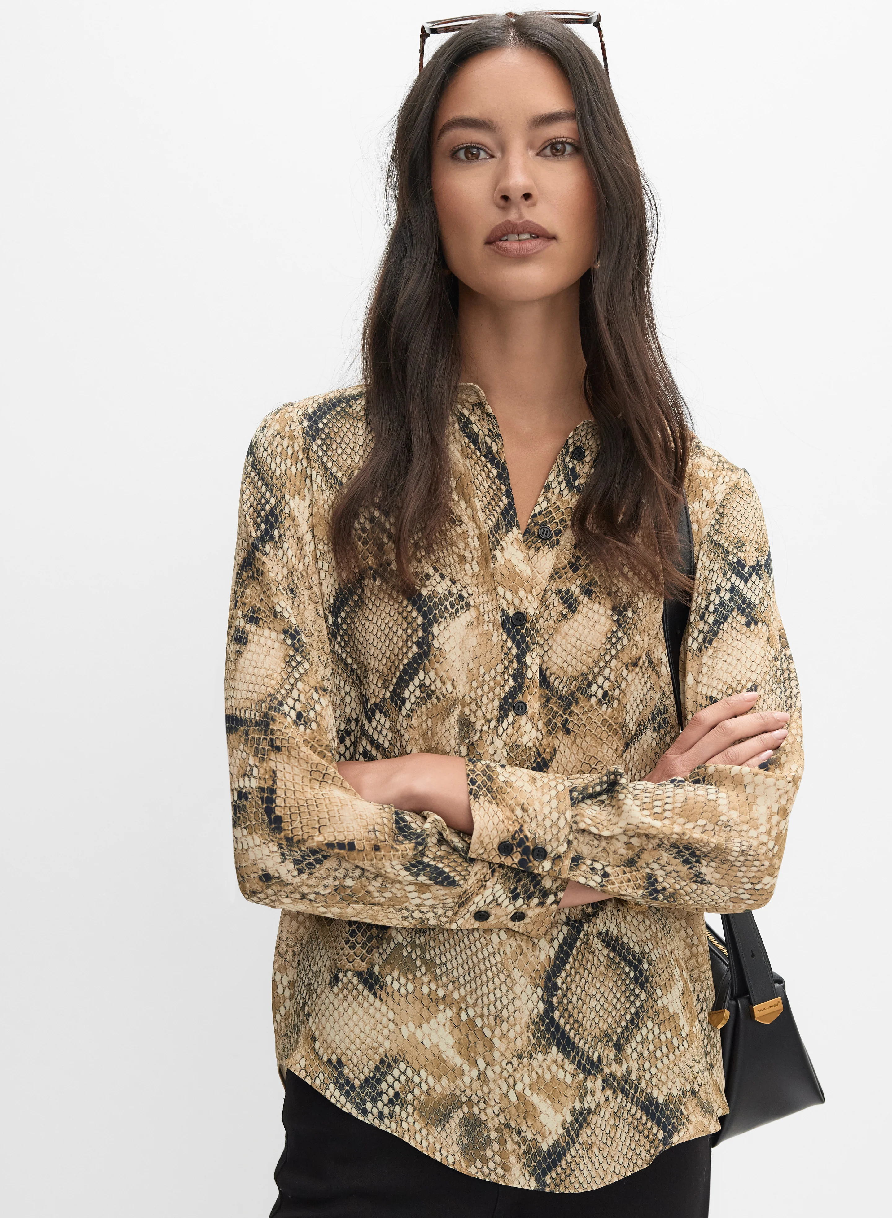 Snake Print Blouse - Image 5
