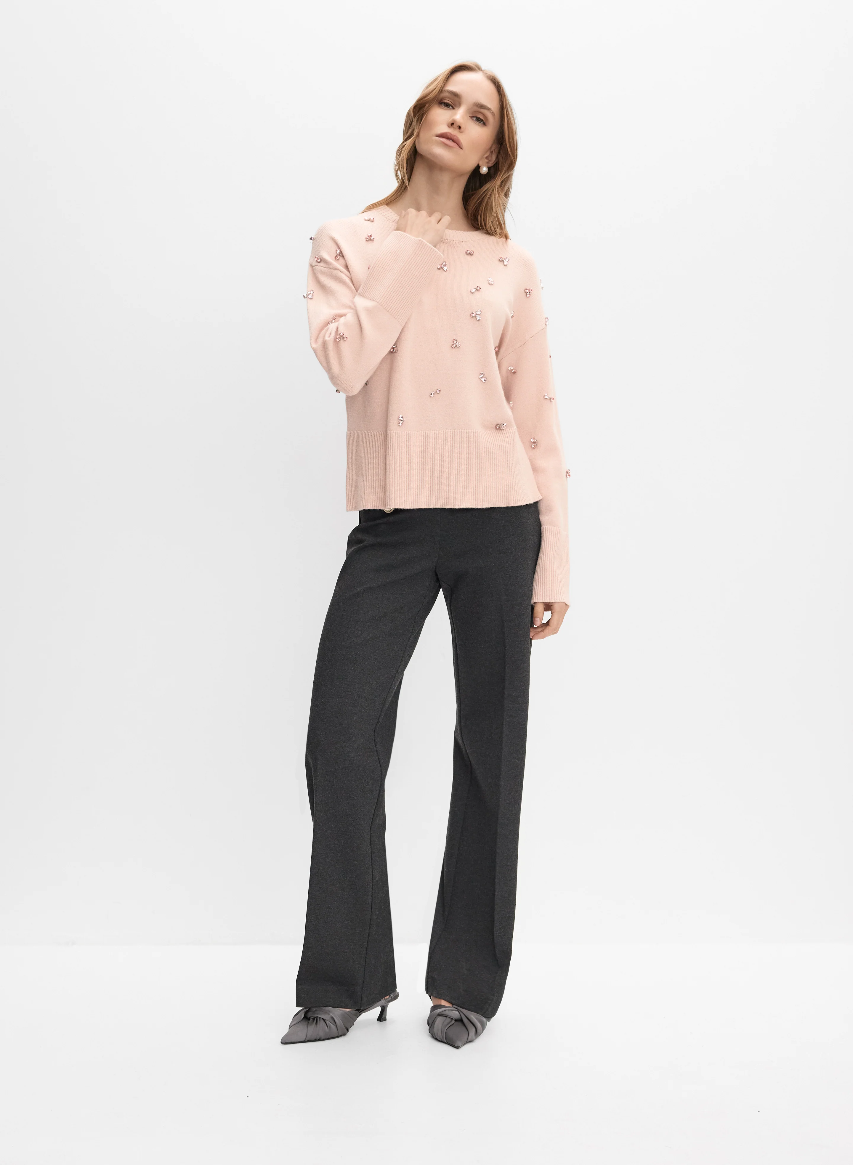 Soho Button Detail Pants - Image 3