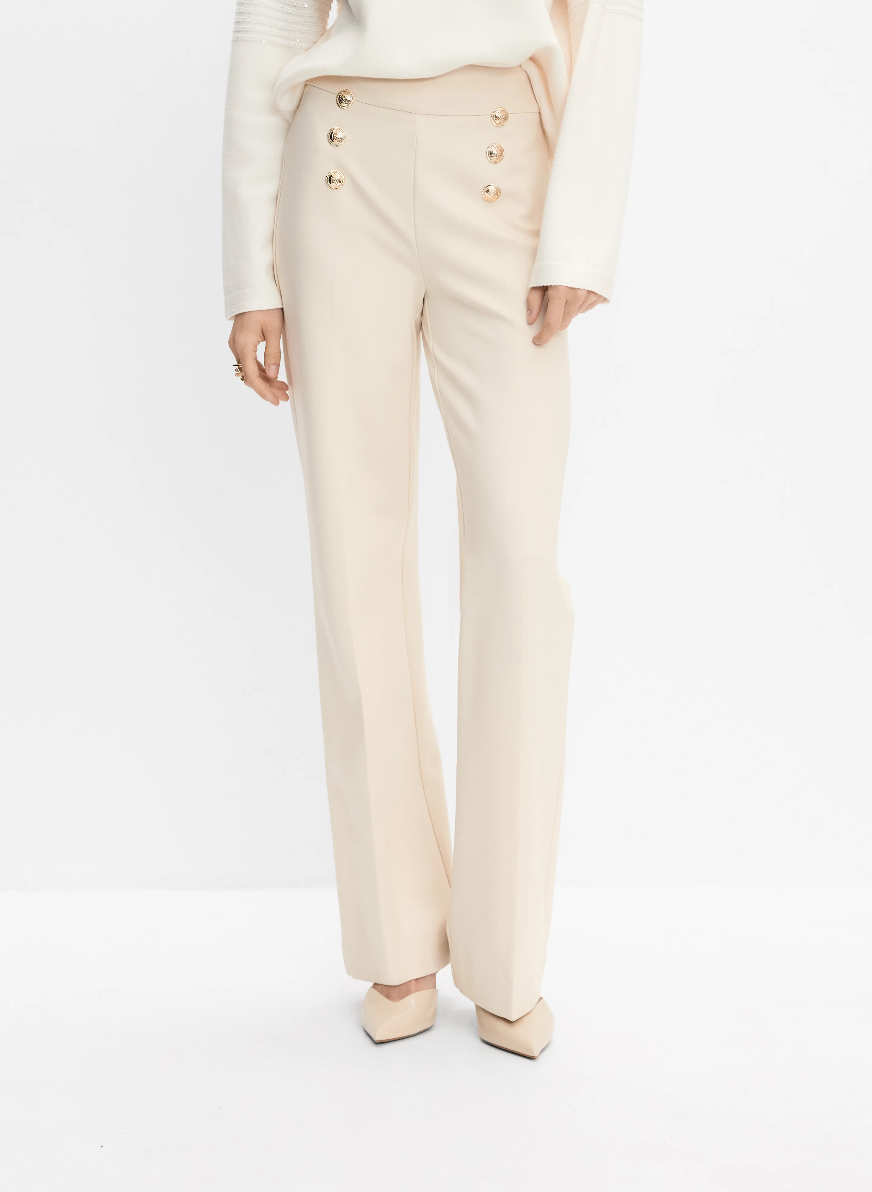 Soho Button Detail Pants