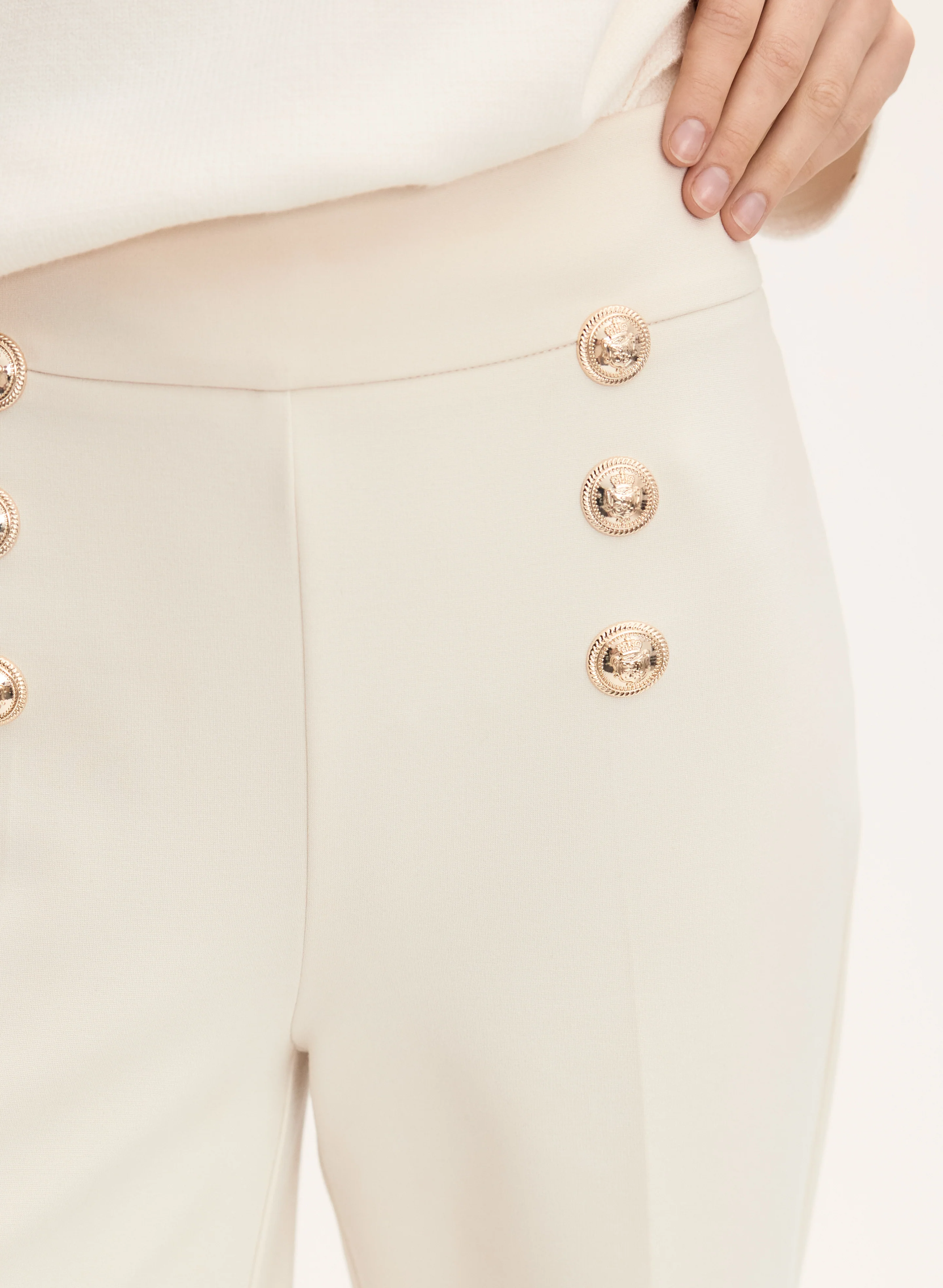 Soho Button Detail Pants - Image 4