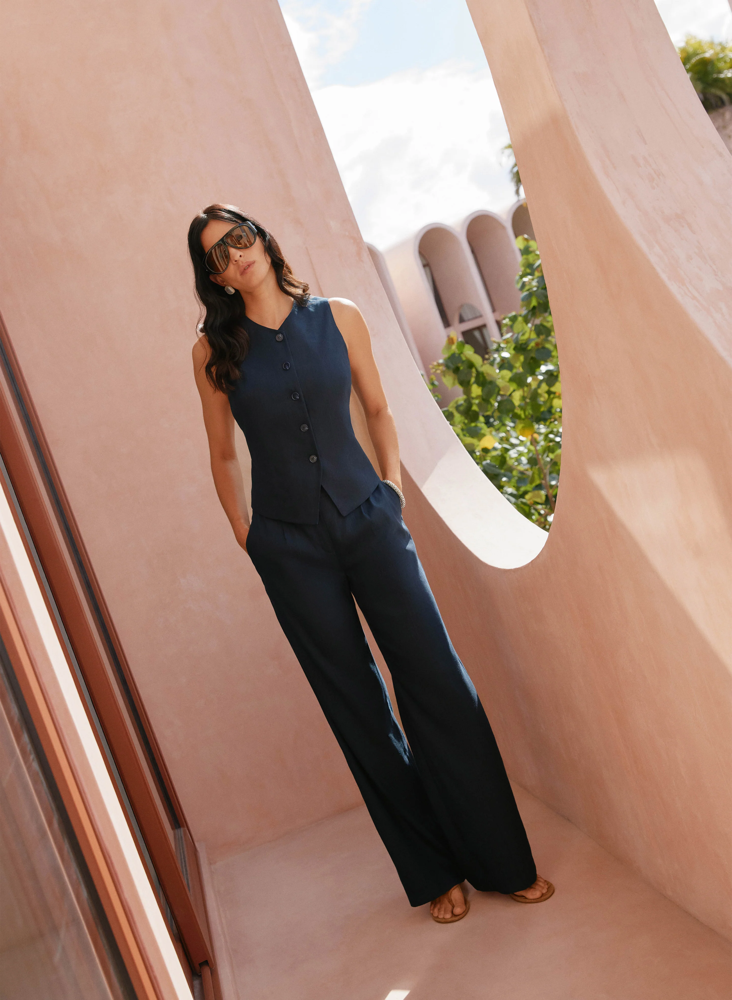 Soho Linen-Blend Pants - Image 3