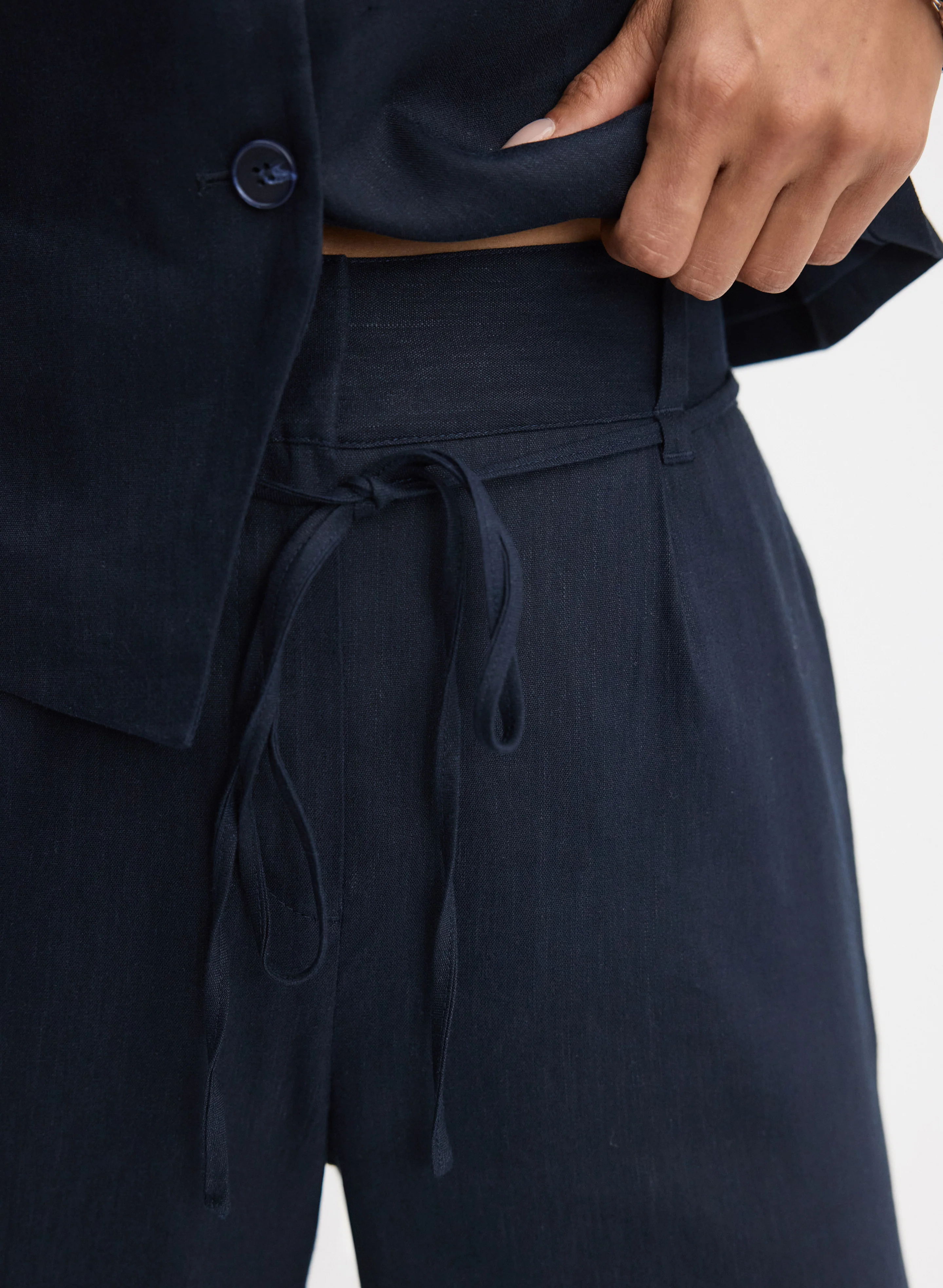 Soho Linen-Blend Pants - Image 4