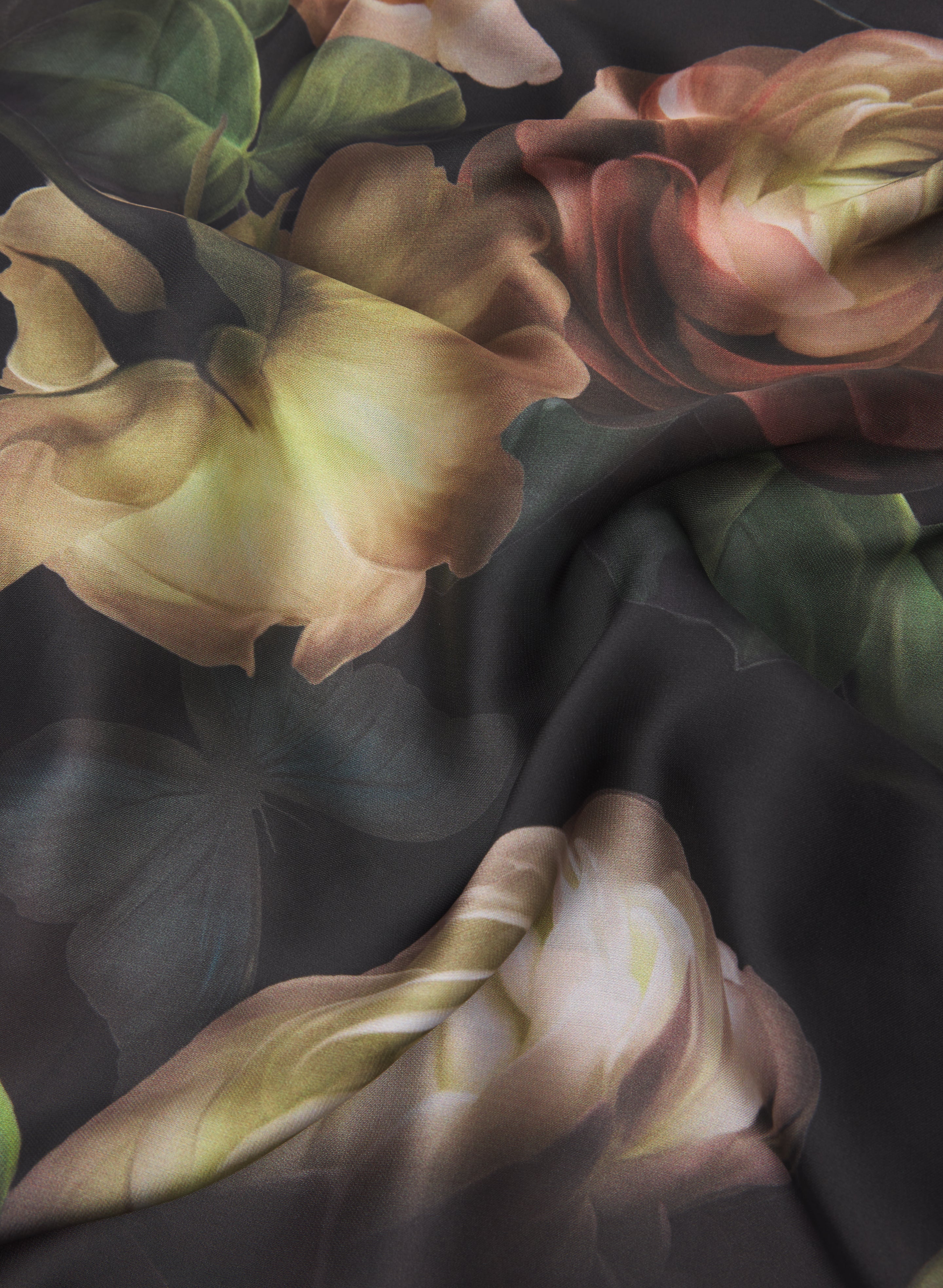 Square Floral Scarf - Image 2