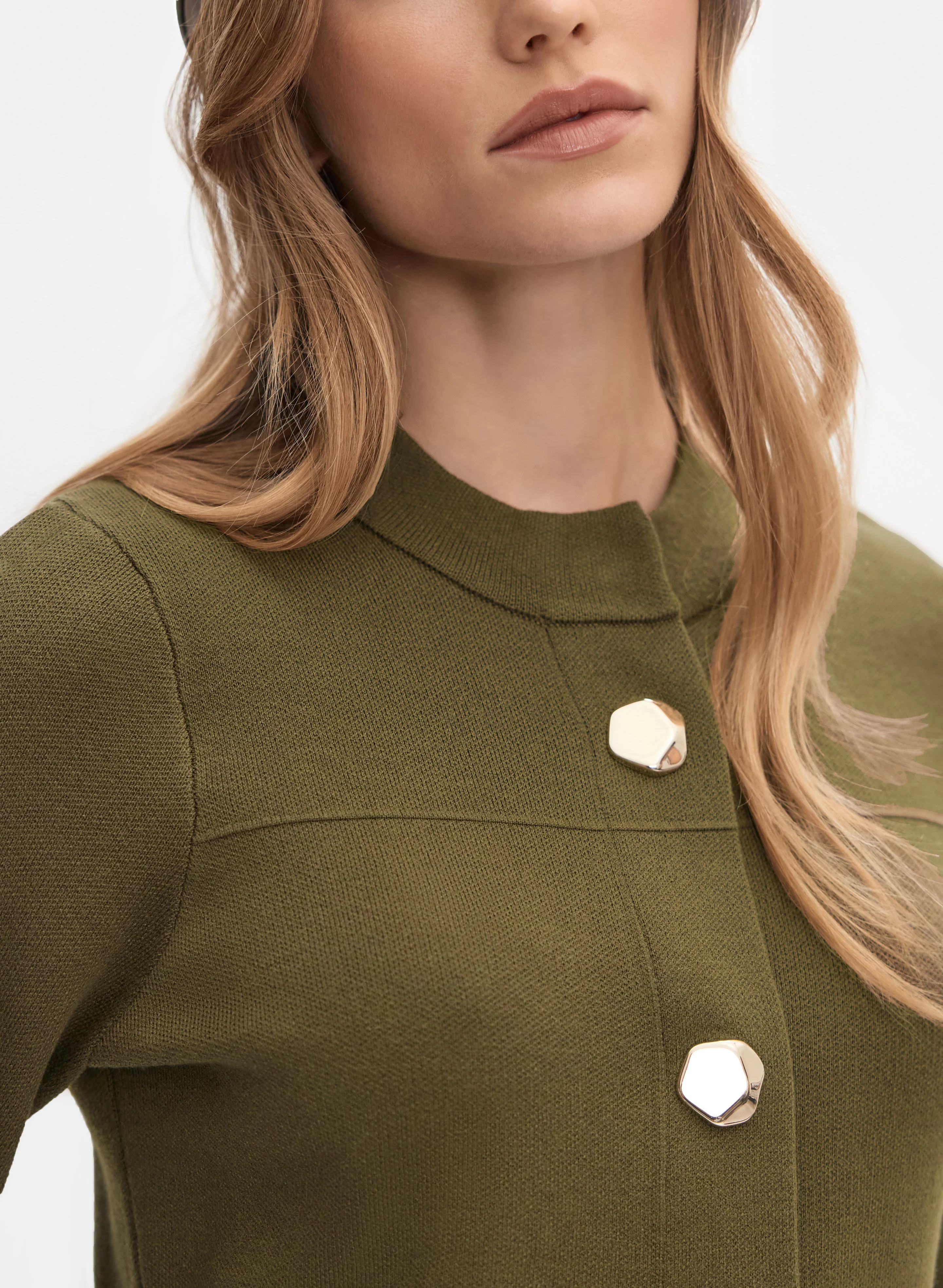 Stand Collar Cardigan - Image 2
