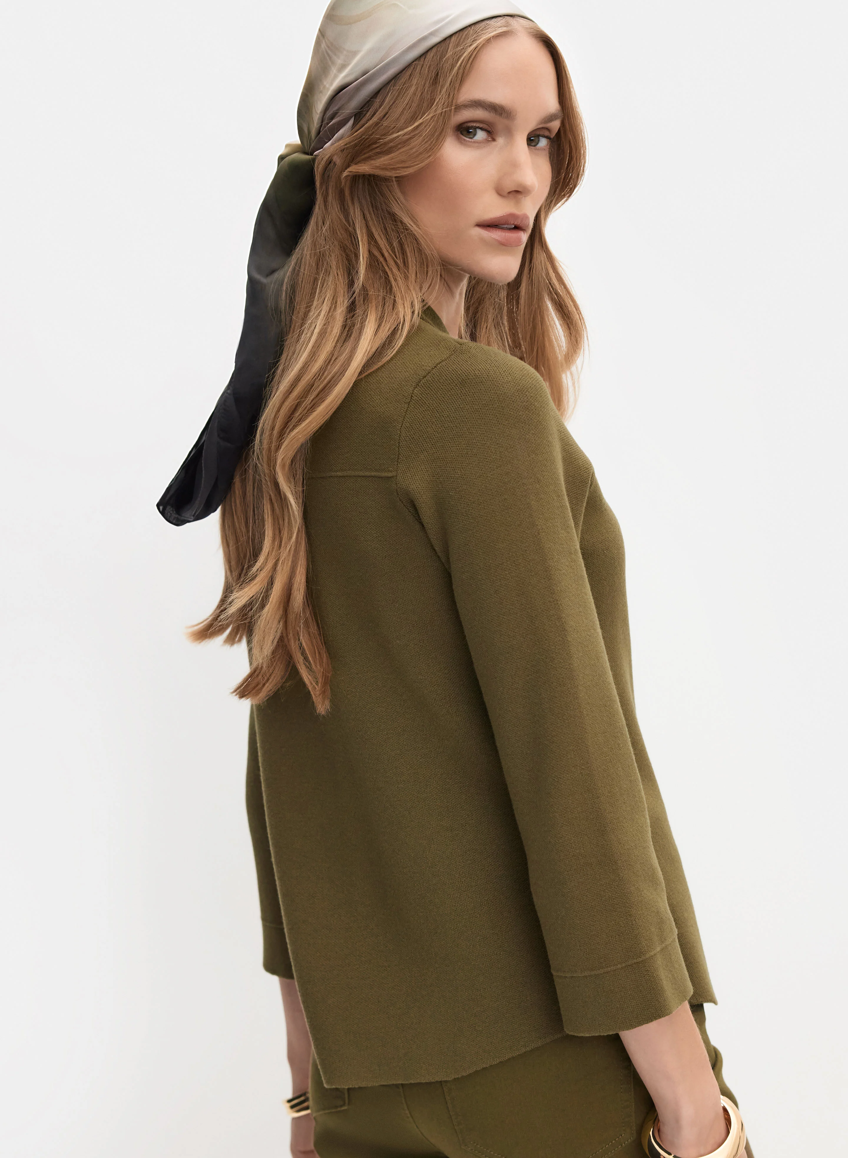 Stand Collar Cardigan - Image 5