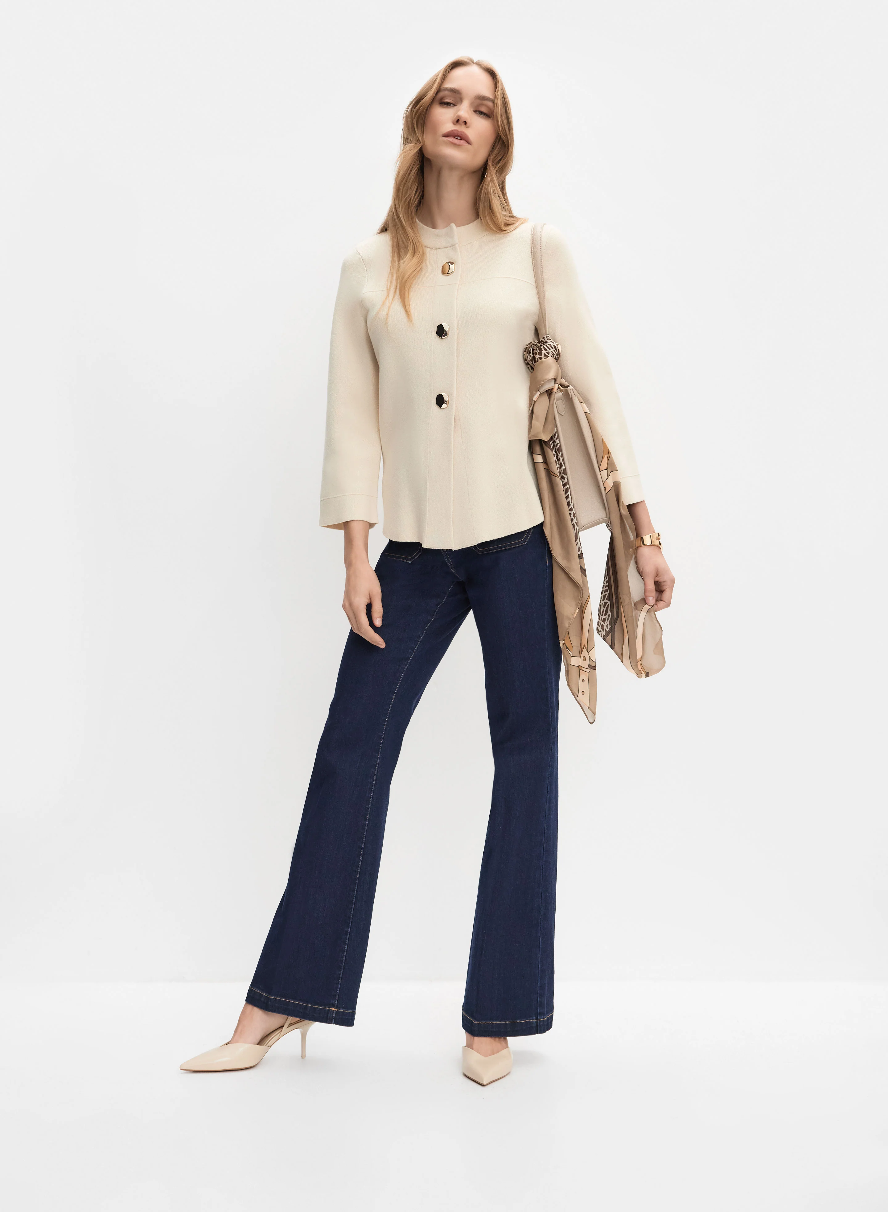 Stand Collar Cardigan - Image 3