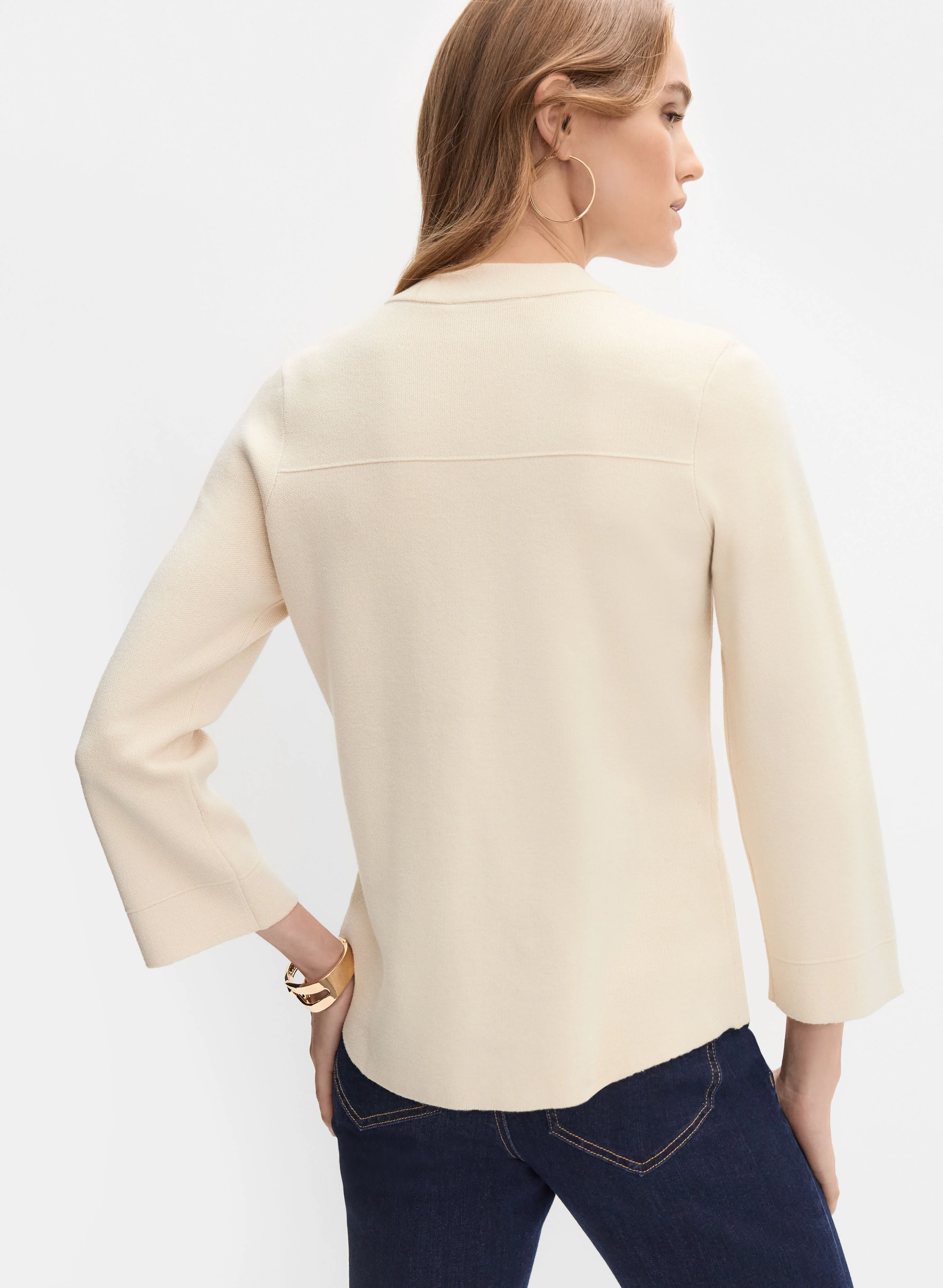 Stand Collar Cardigan - Image 4