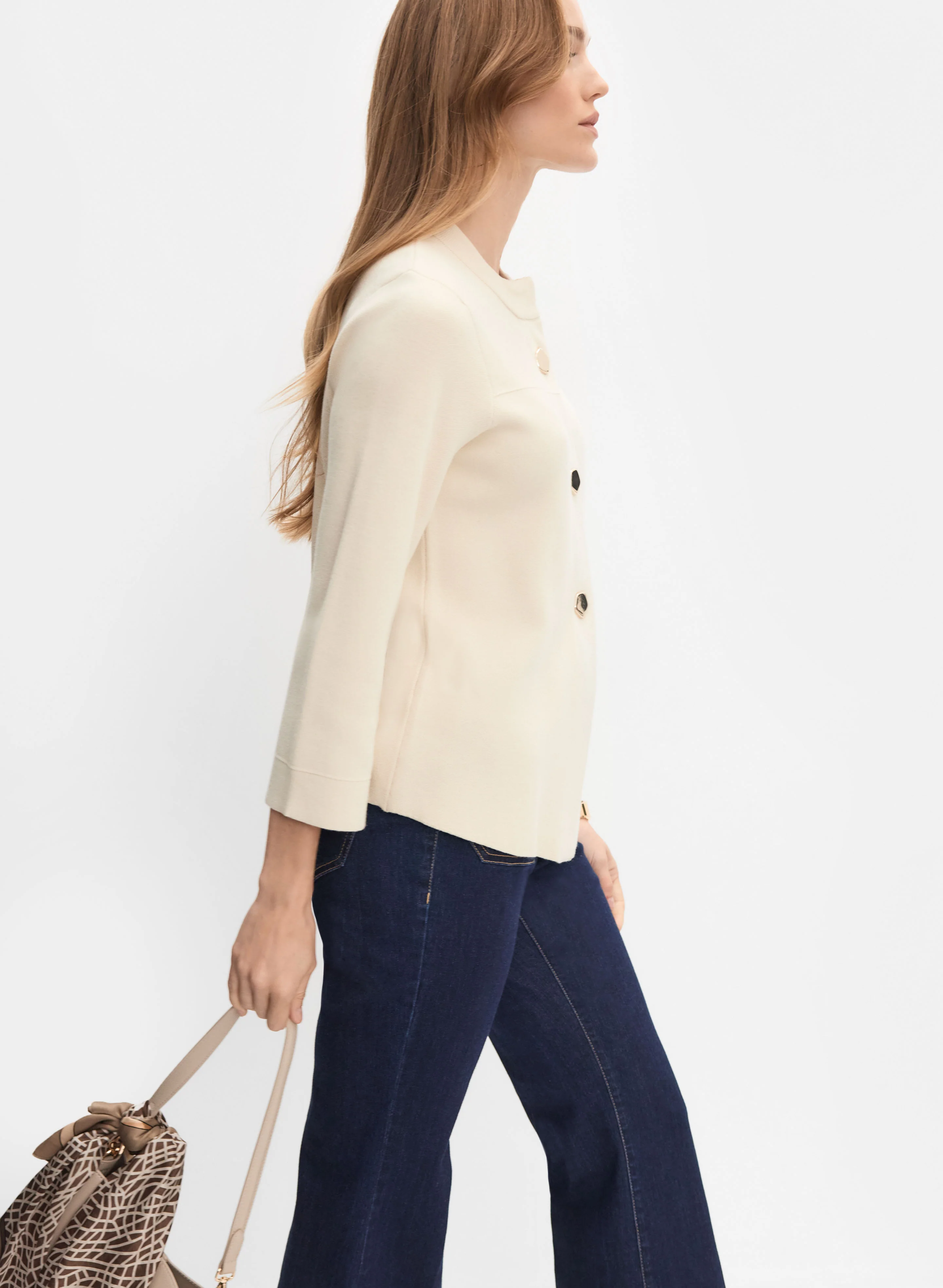 Stand Collar Cardigan - Image 5