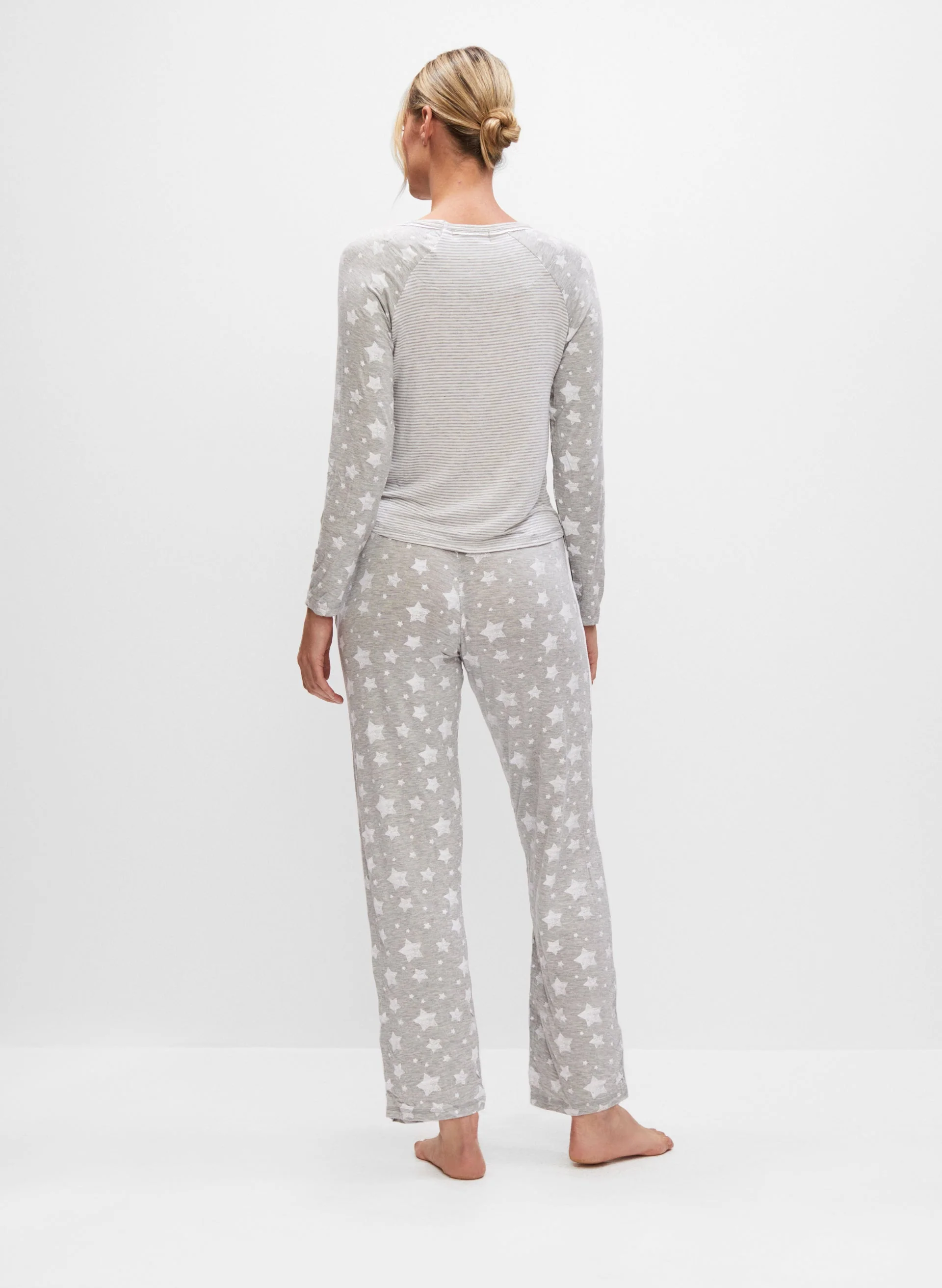 Star & Stripe Print Pyjama Set - Image 4
