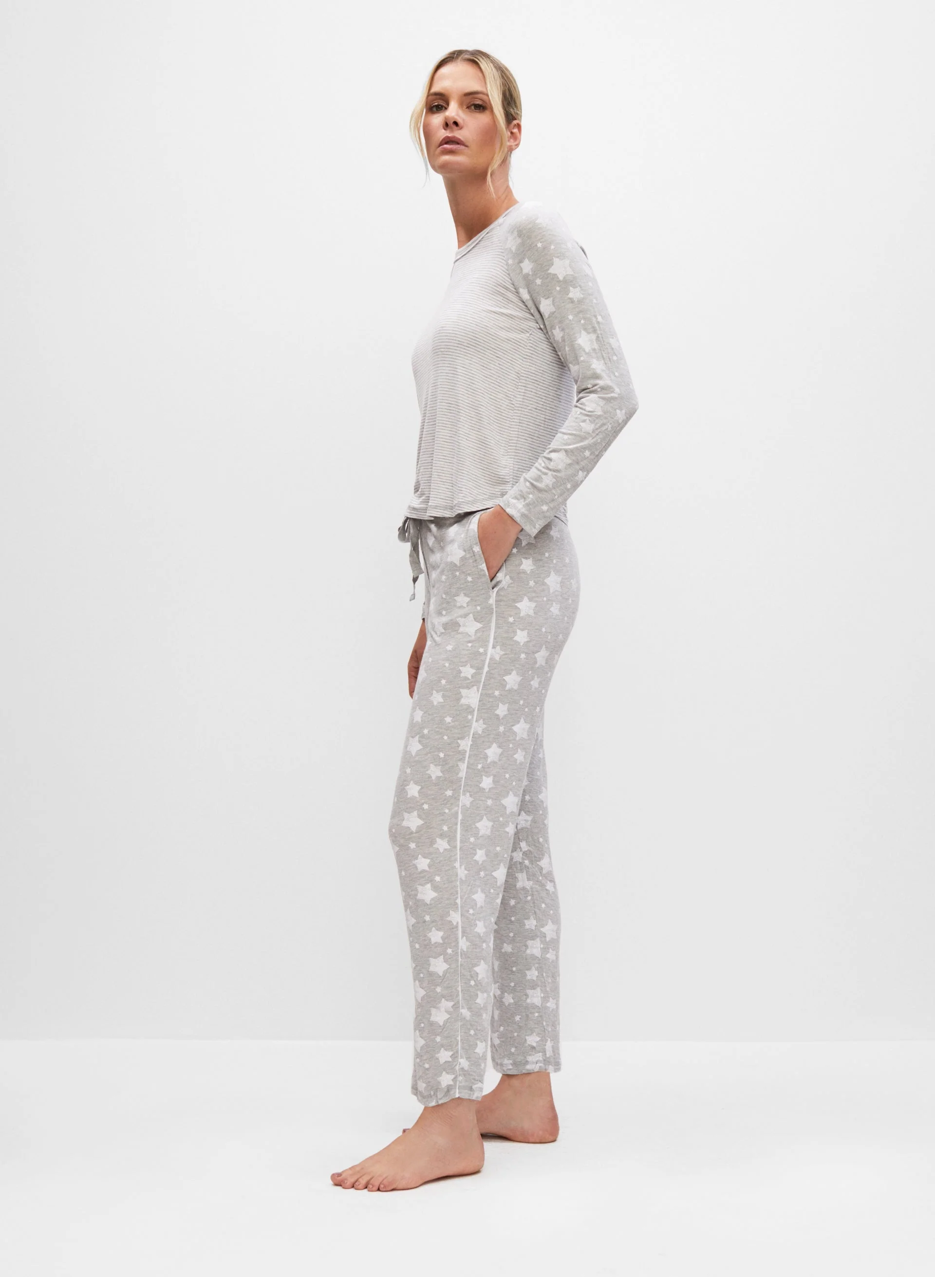 Star & Stripe Print Pyjama Set - Image 5