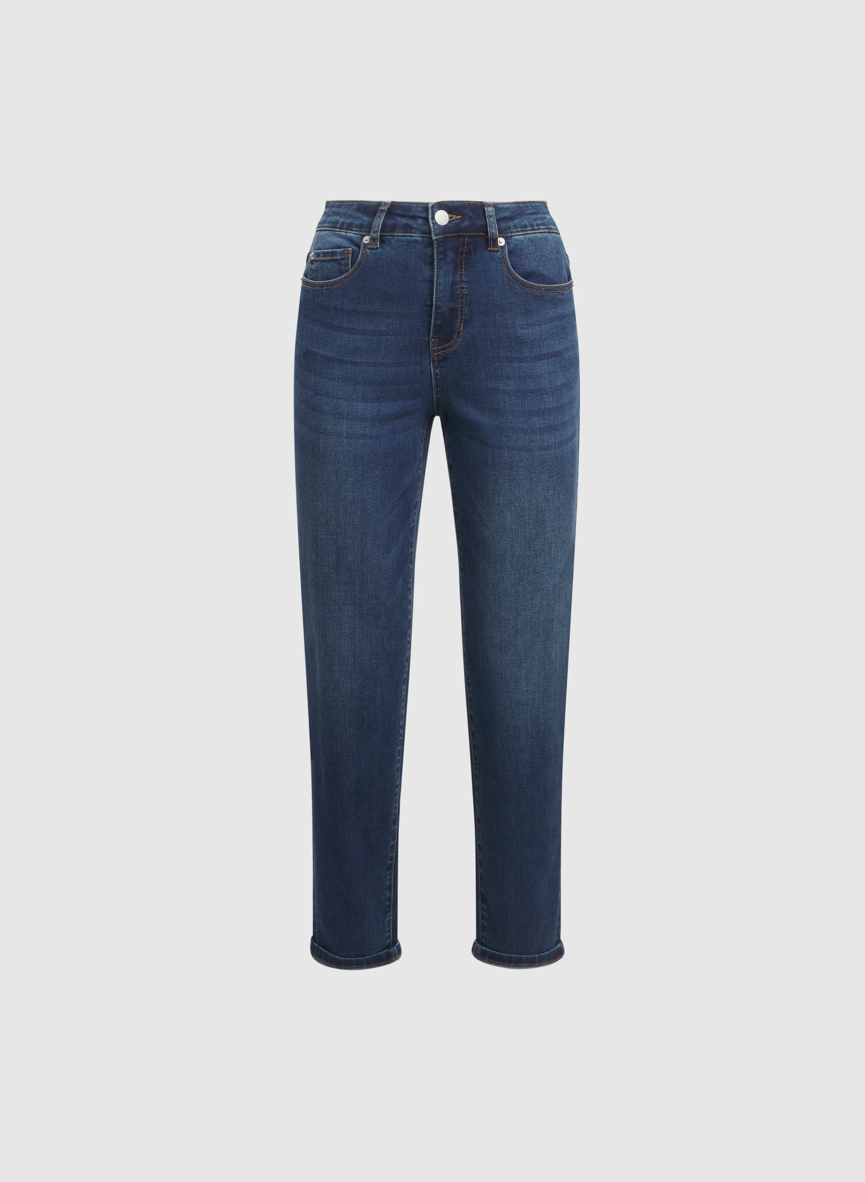 Stone Wash Straight-Leg Jeans - Image 5