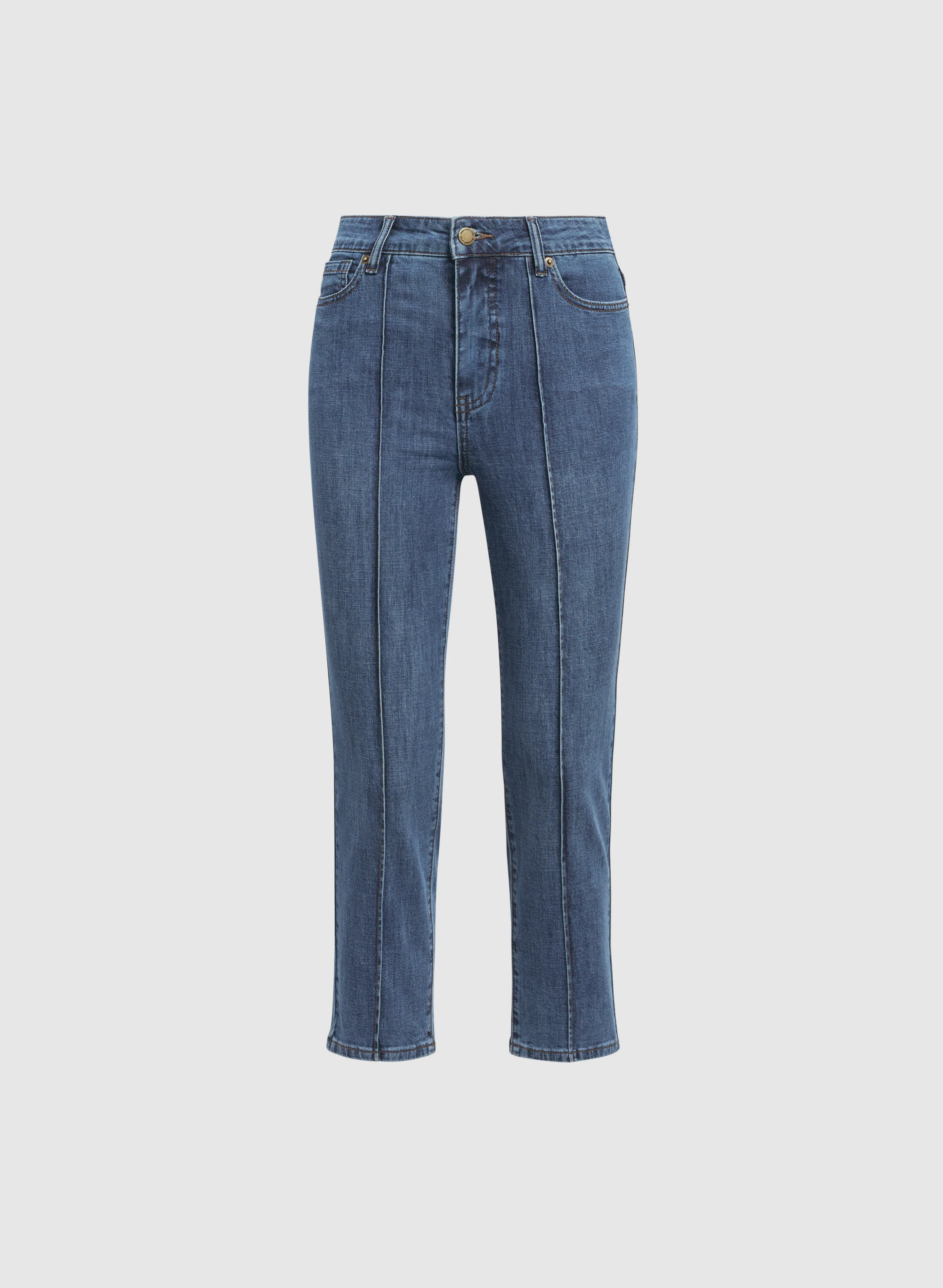 Straight-Leg Denim Capris - Image 6