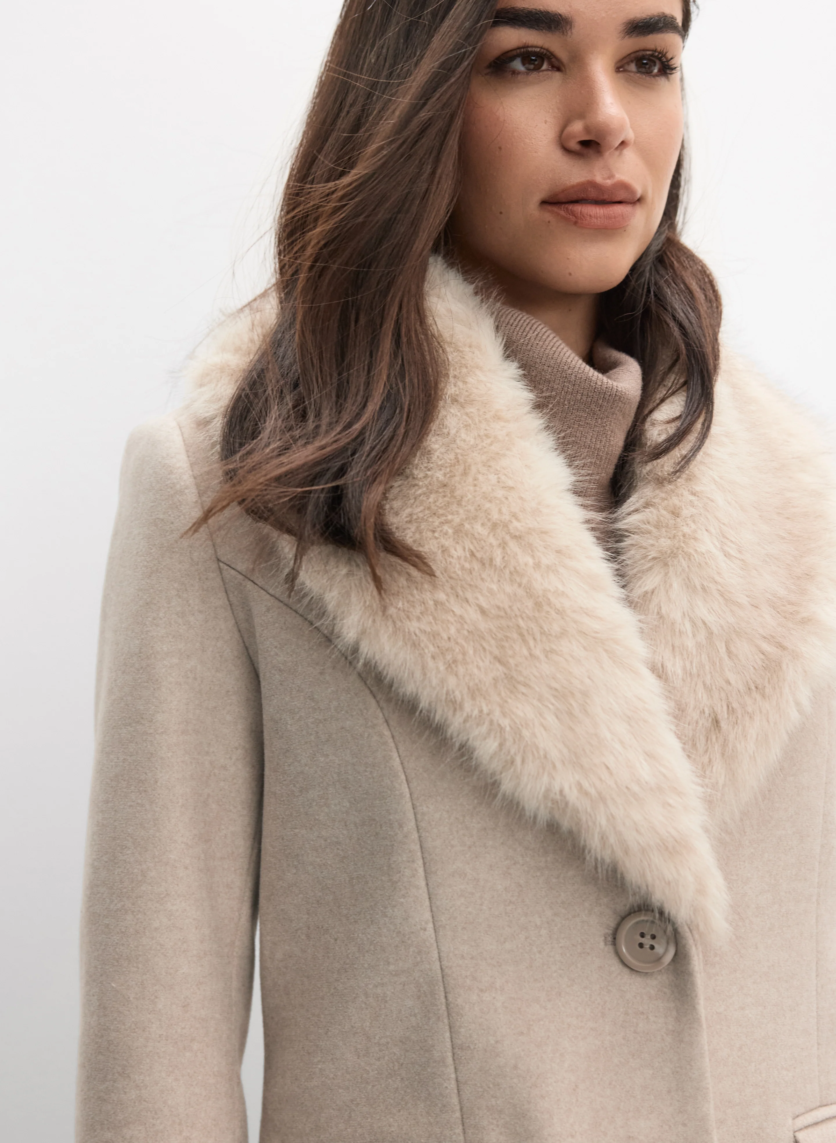 Stretch Wool-Blend Coat - Image 2