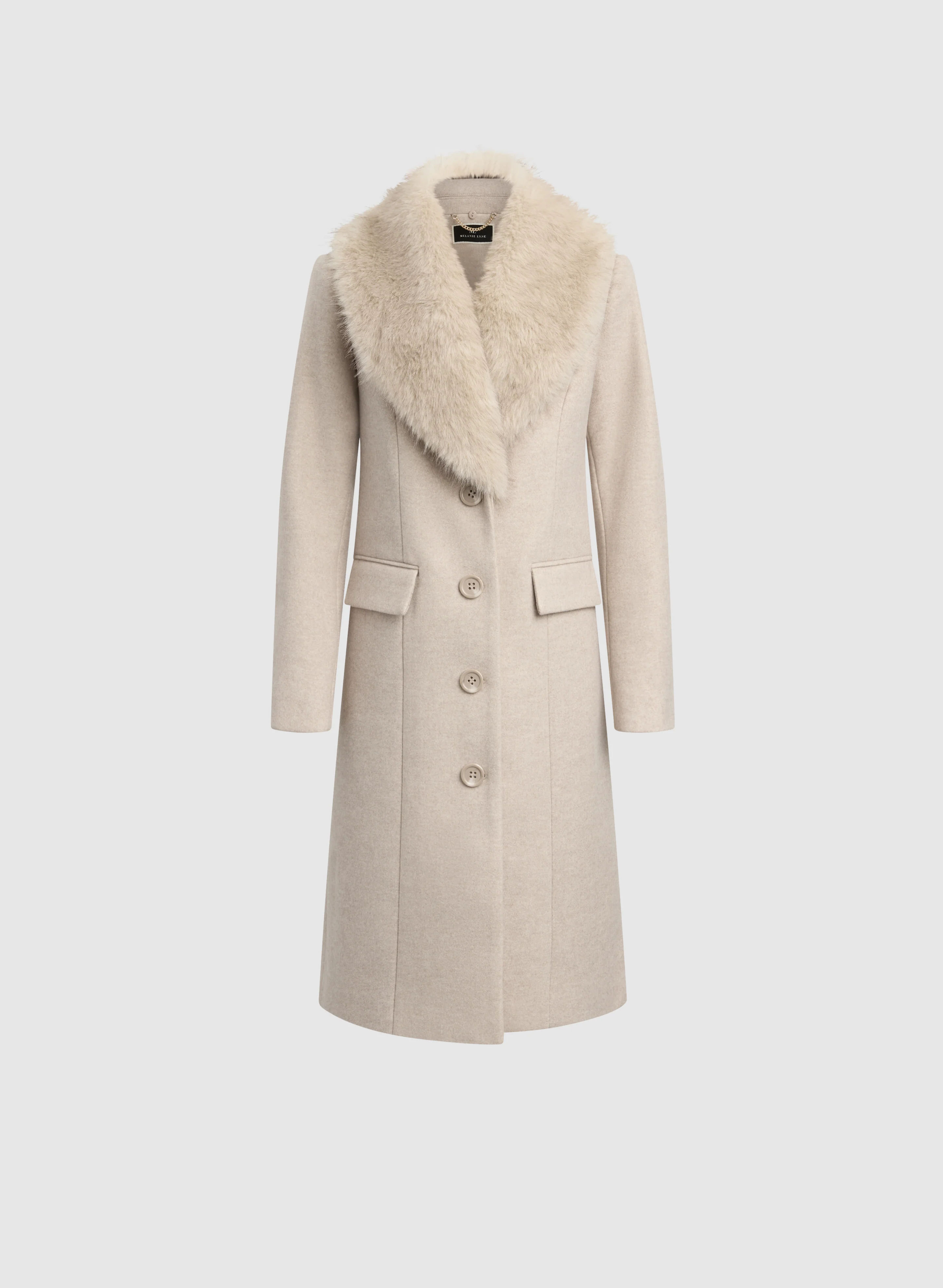 Stretch Wool-Blend Coat - Image 6