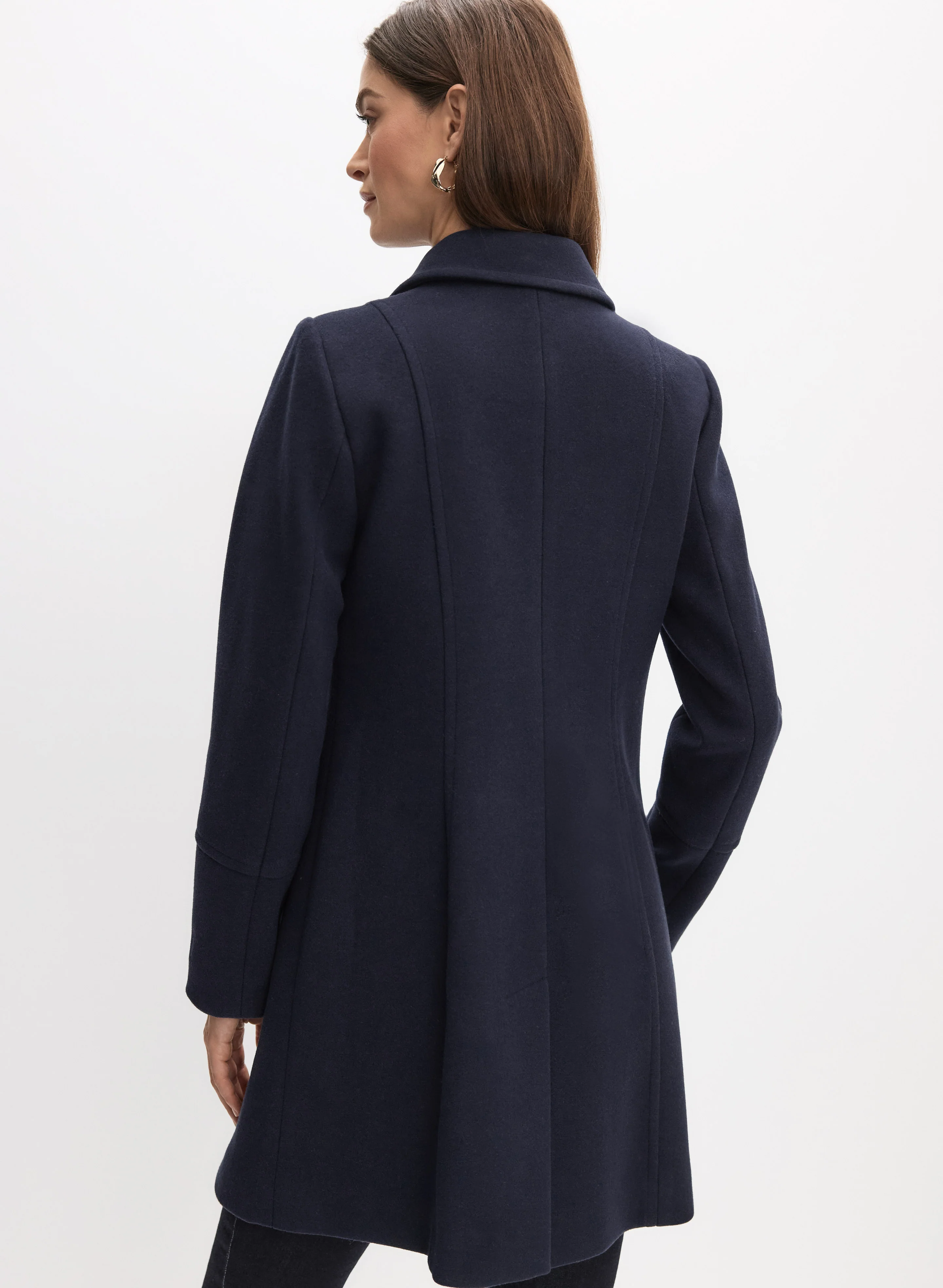 Stretch Wool-Blend Military Coat - Image 4
