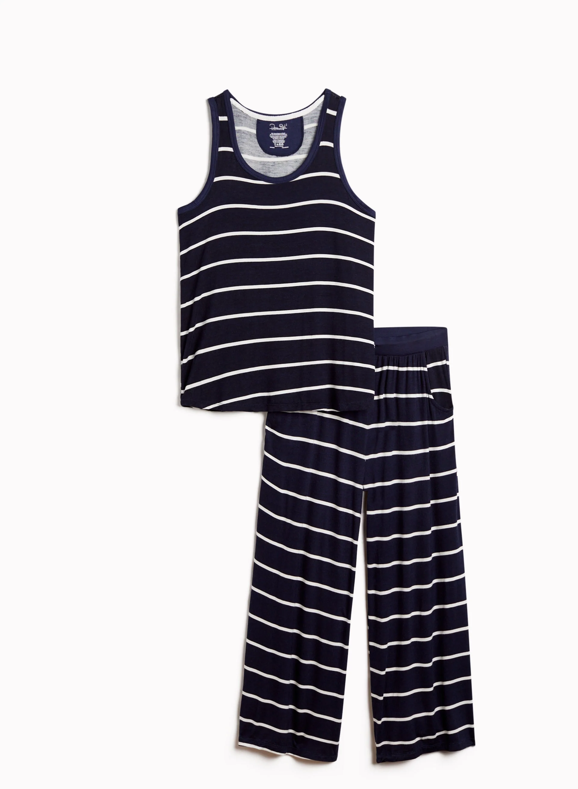 Stripe Print Pyjama Set - Image 5
