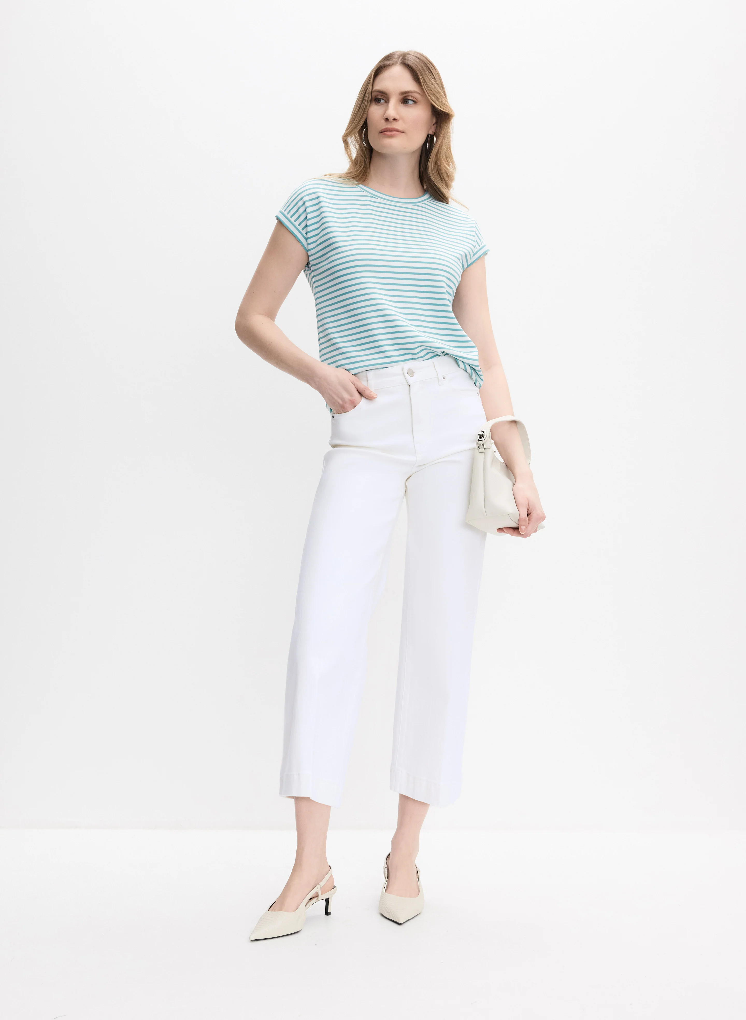 Stripe Print T-Shirt - Image 3