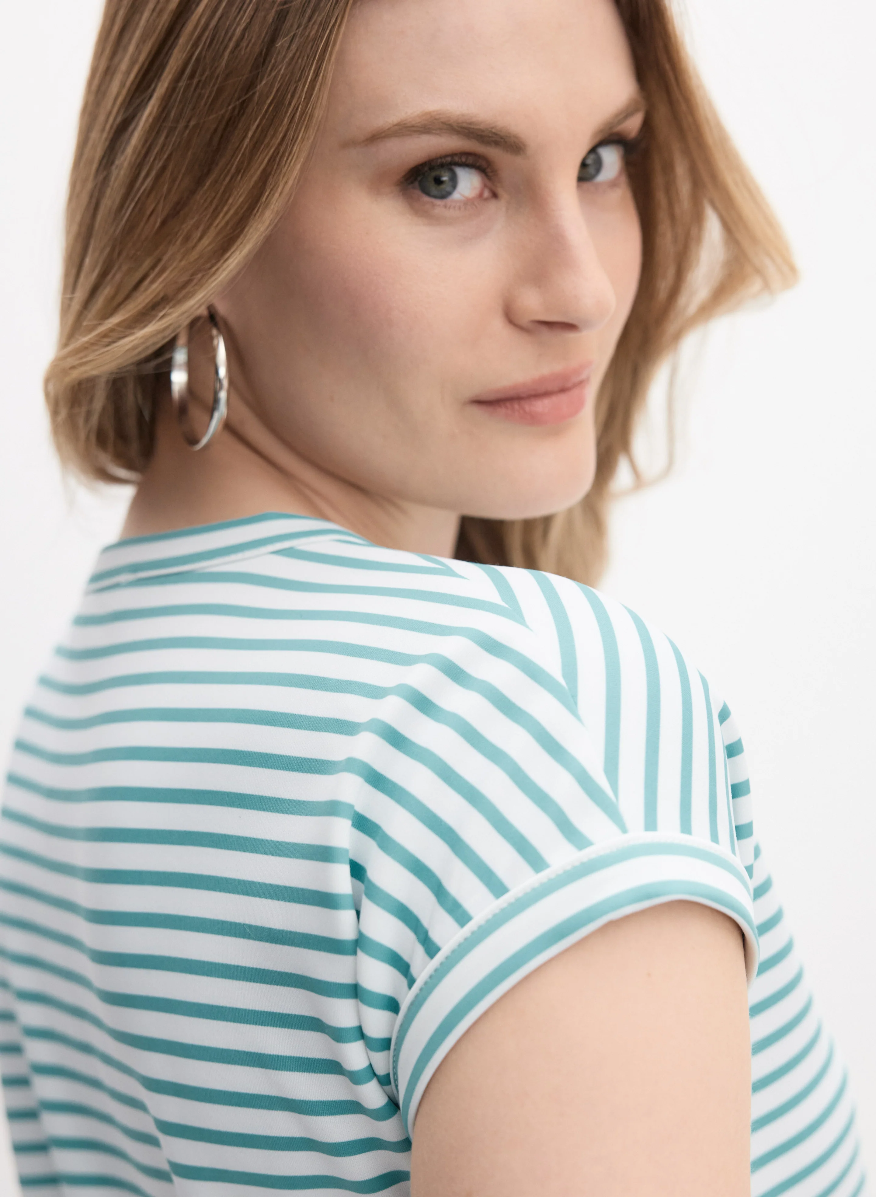 Stripe Print T-Shirt - Image 4