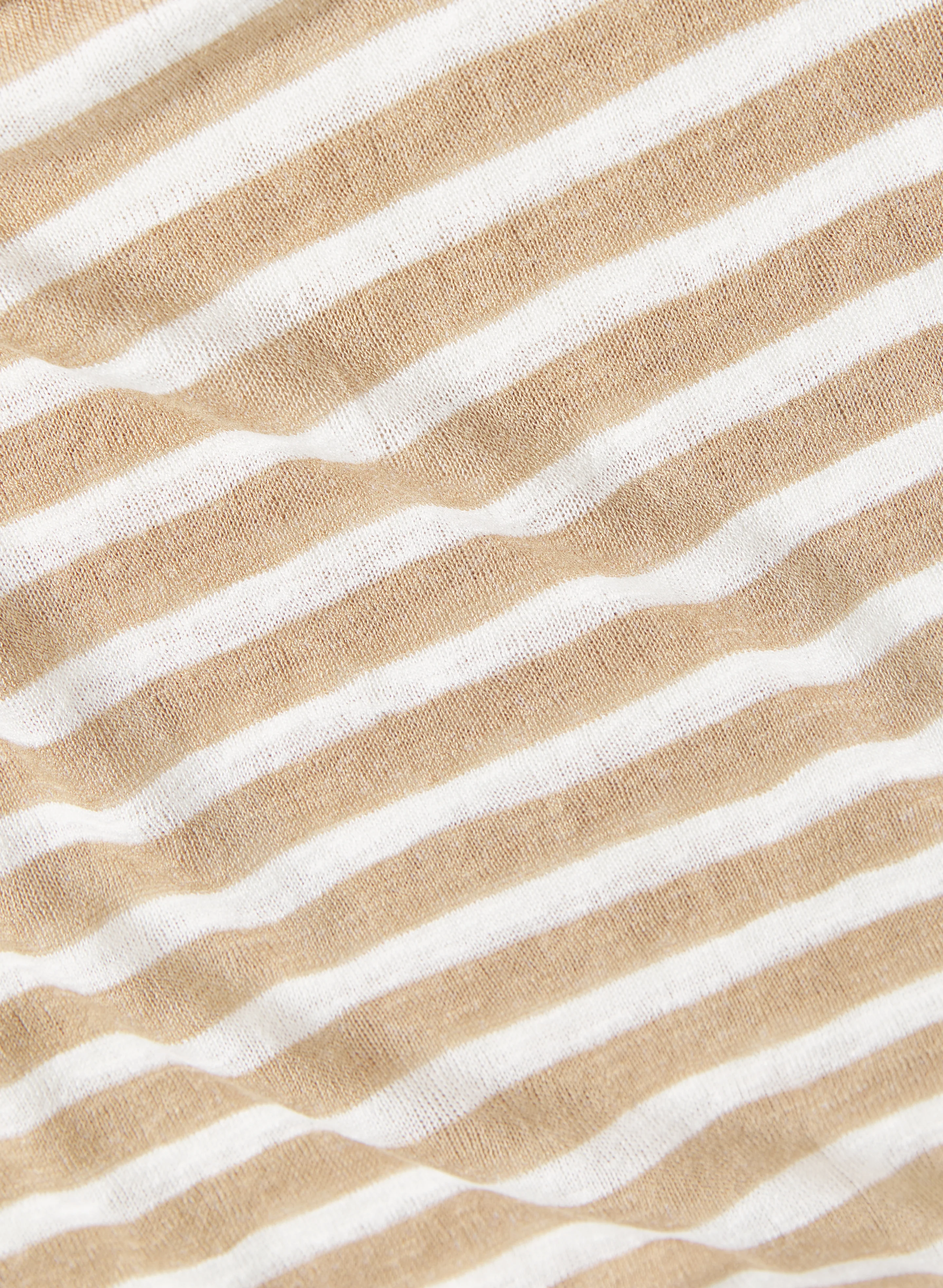 Striped Elbow Sleeve Top - Image 7
