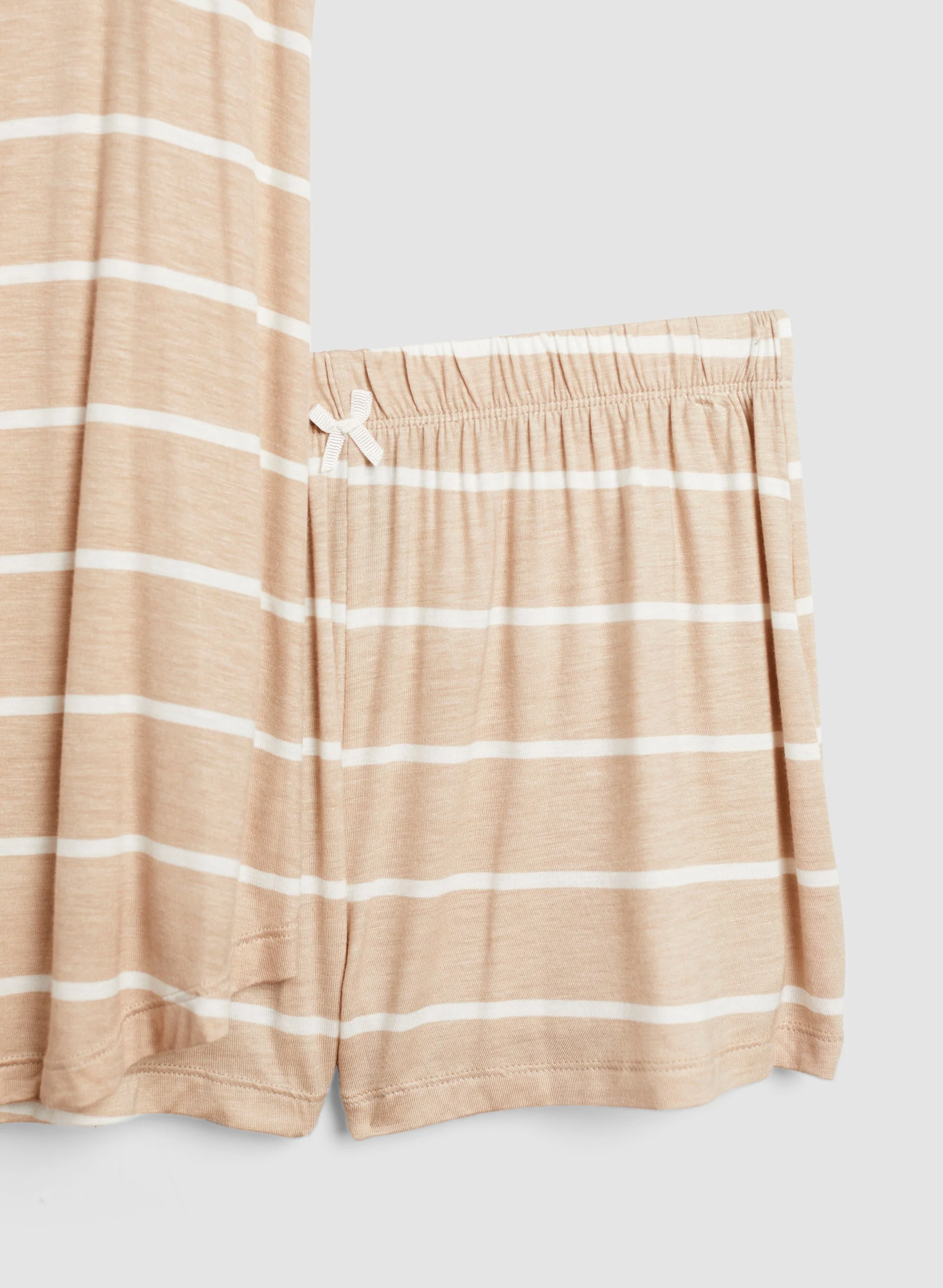 Striped Heart Detail Pyjama Set - Image 7