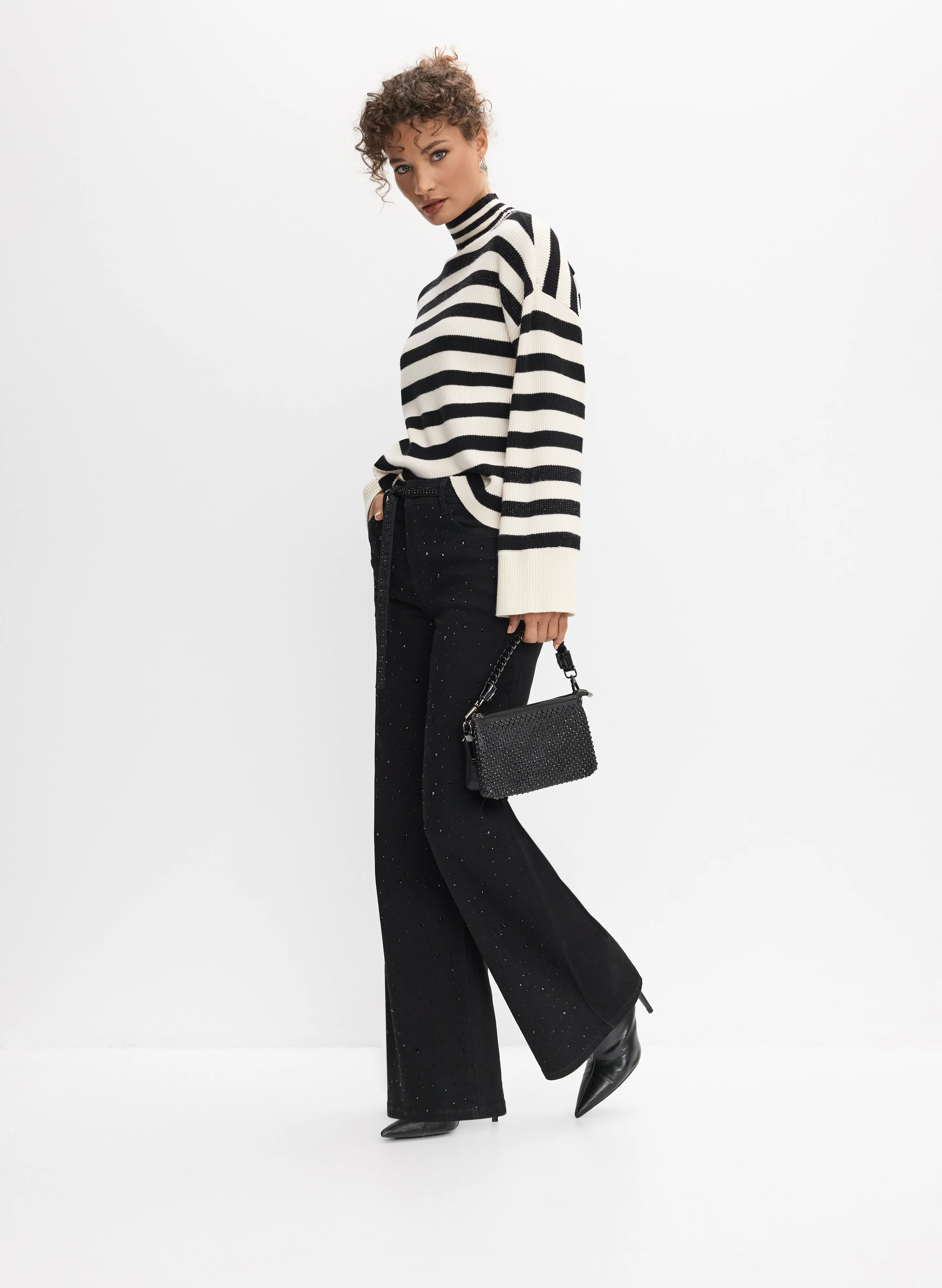 Striped Knit Sweater - Image 7