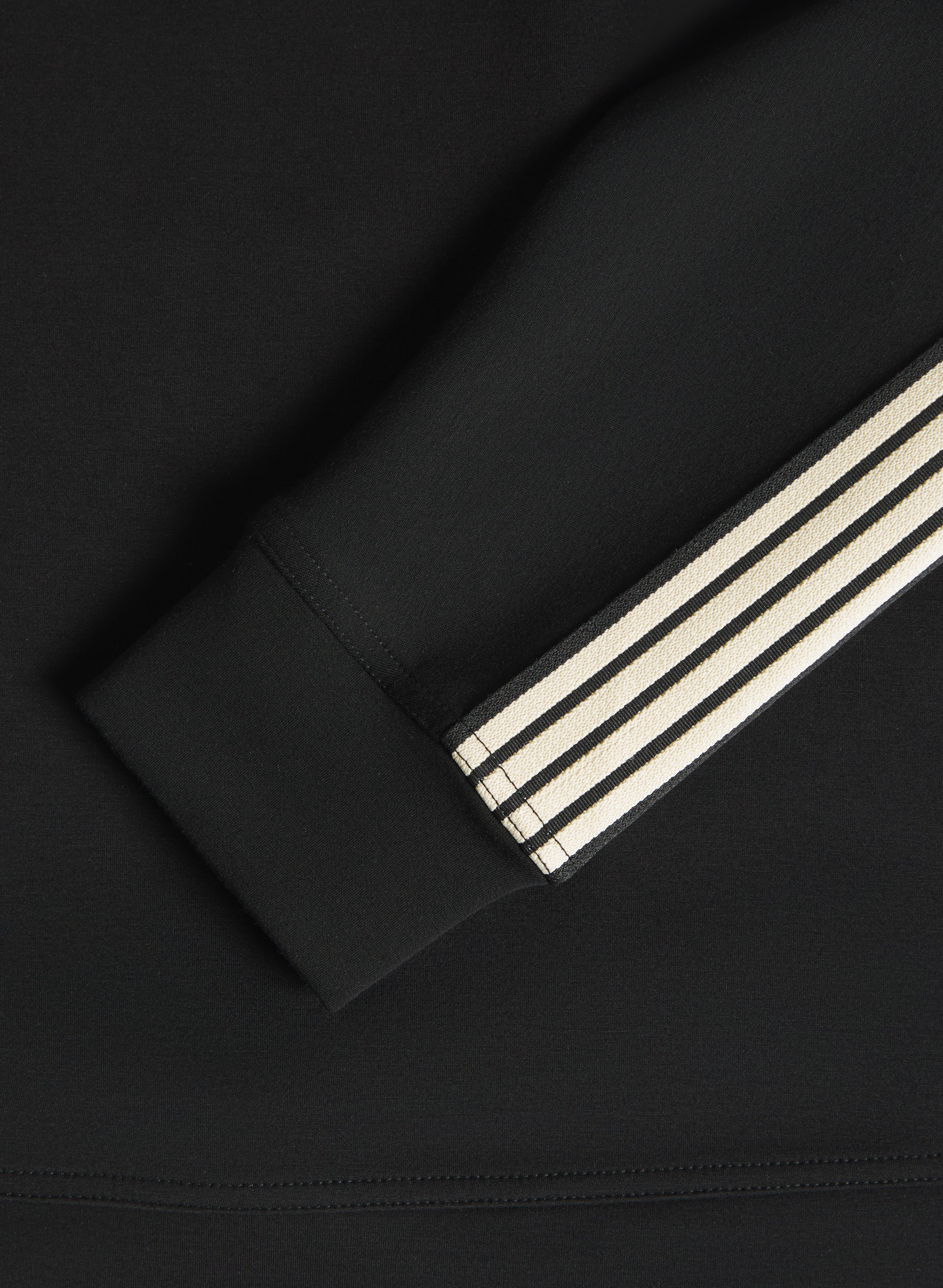 Striped Tape Detail Top - Image 7