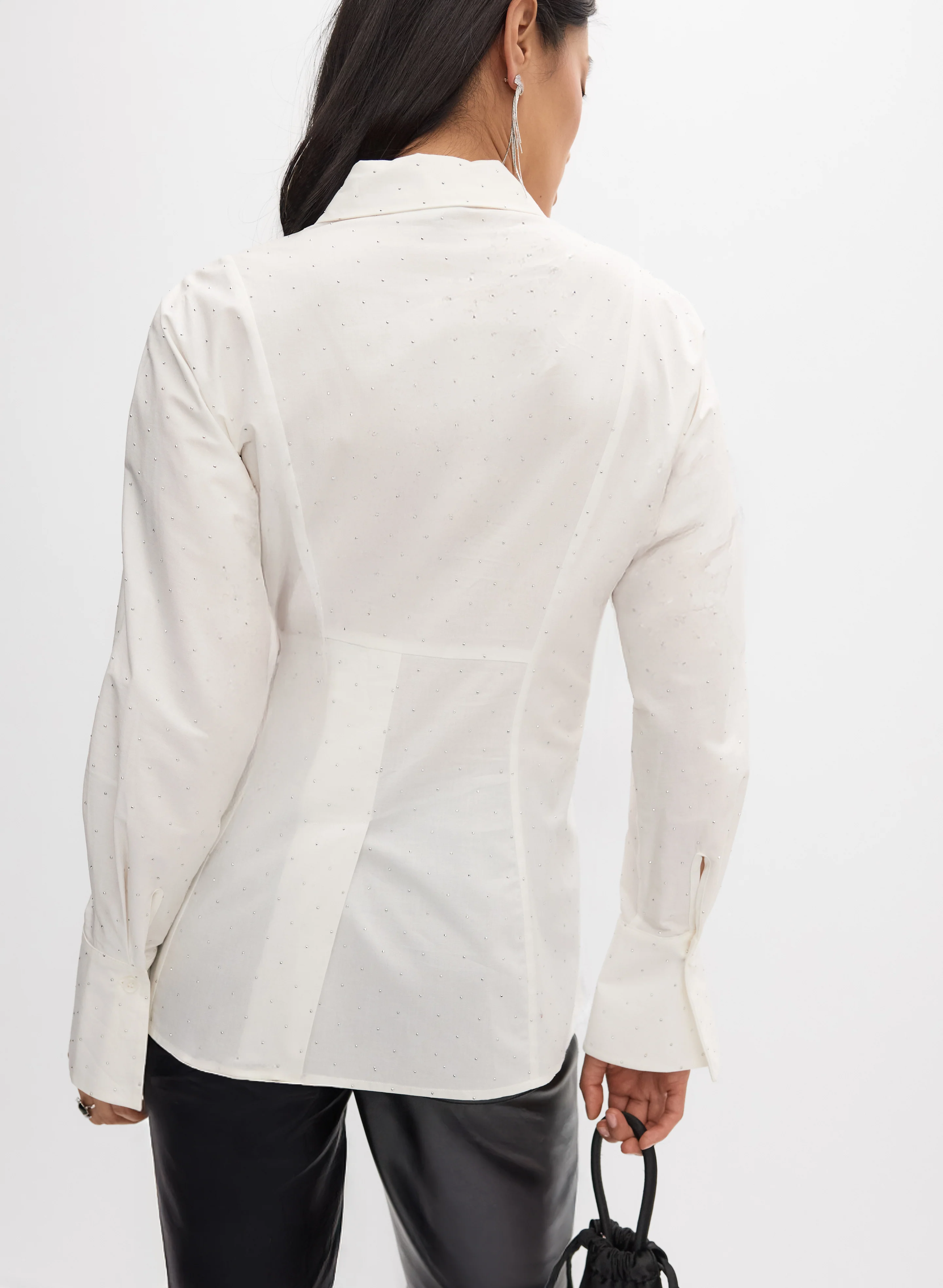 Stud Detail Shirt Blouse - Image 4