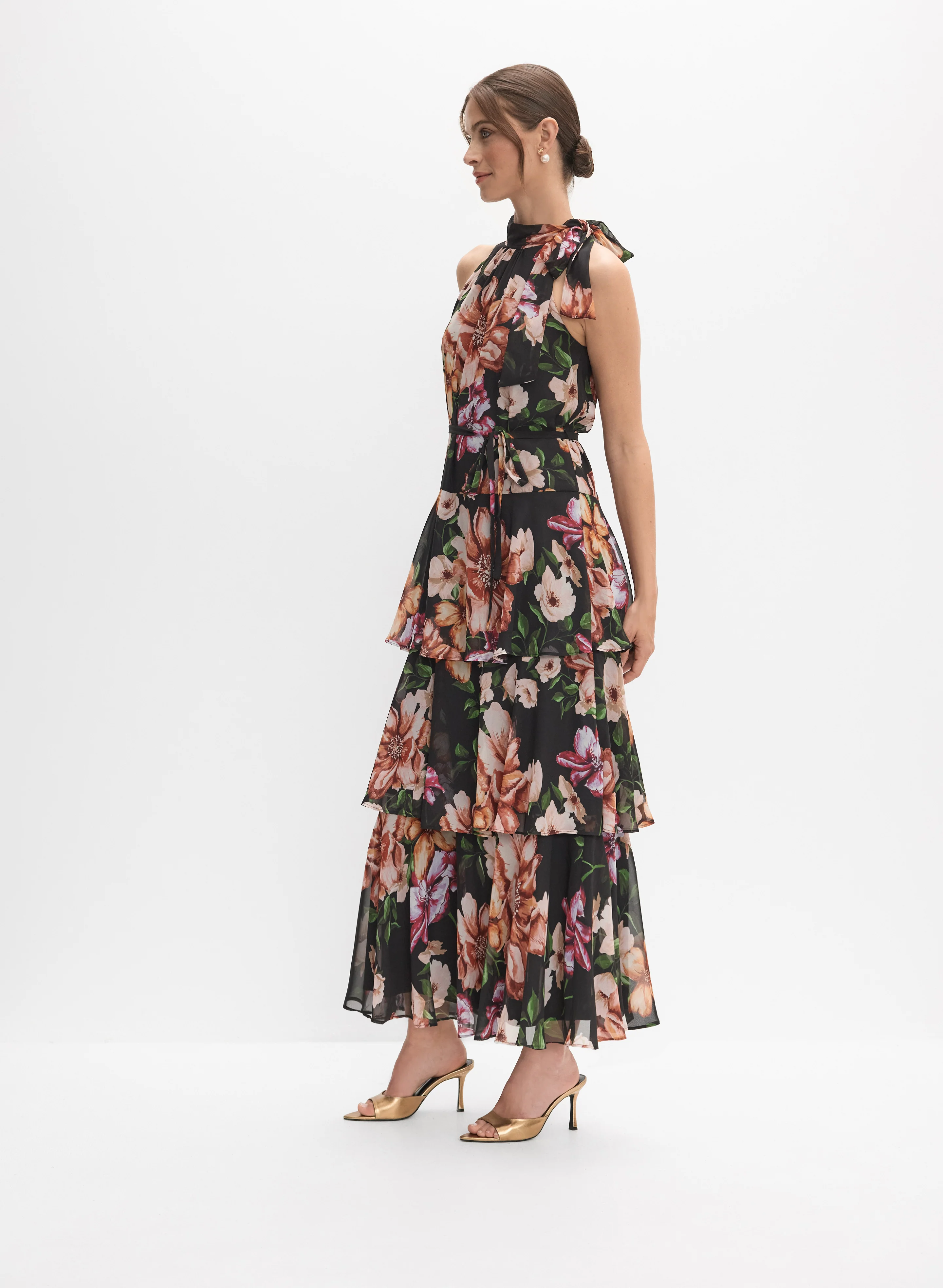 Tiered Floral Dress - Image 2