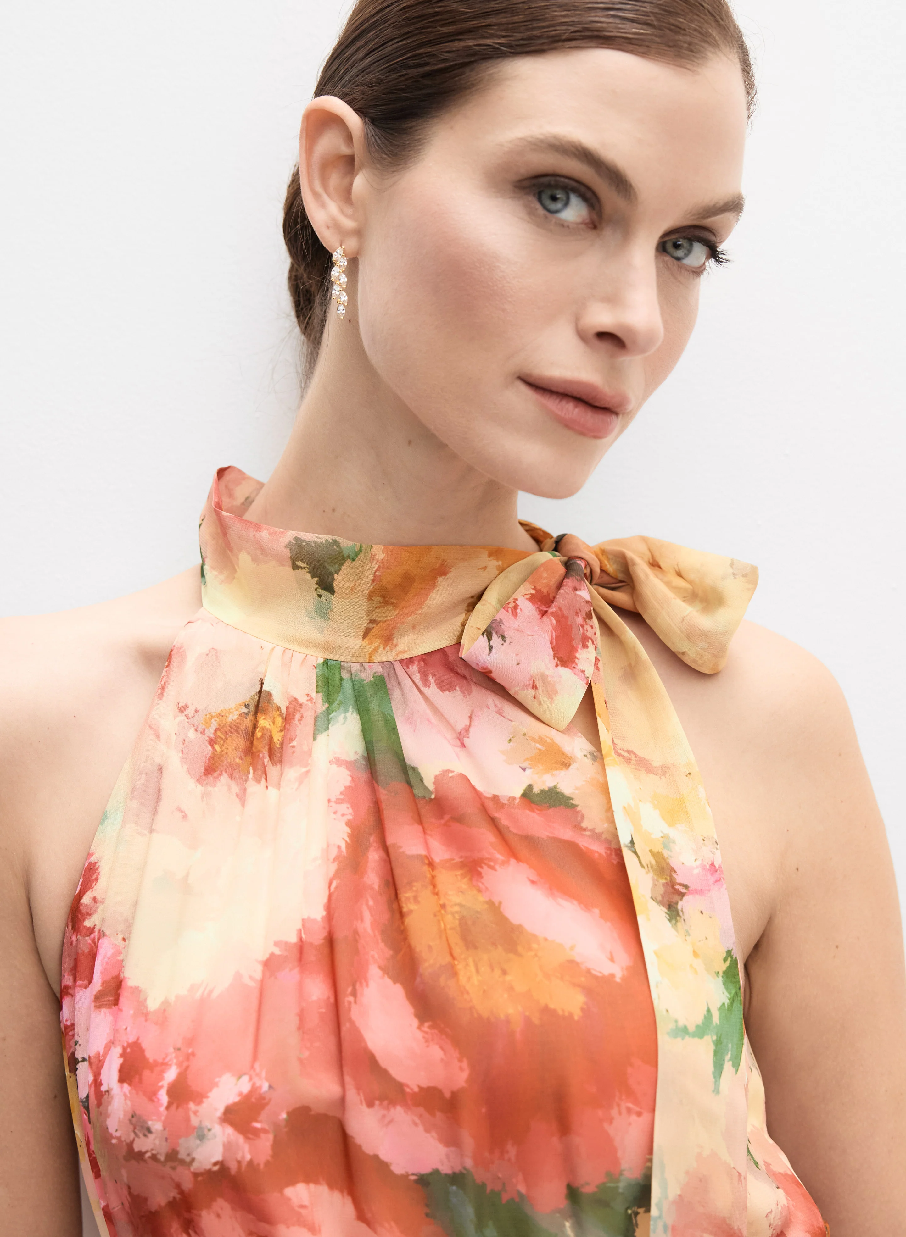 Tiered Floral Dress - Image 3