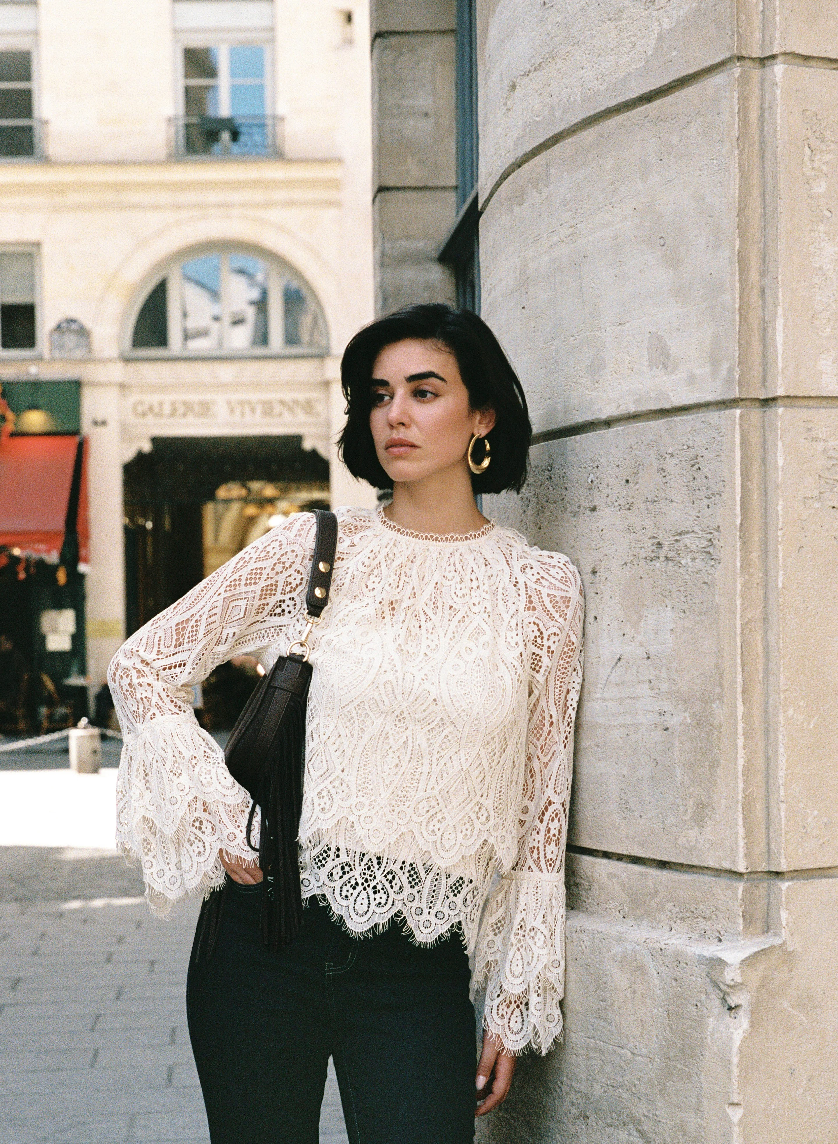 Tiered Lace Blouse - Image 3