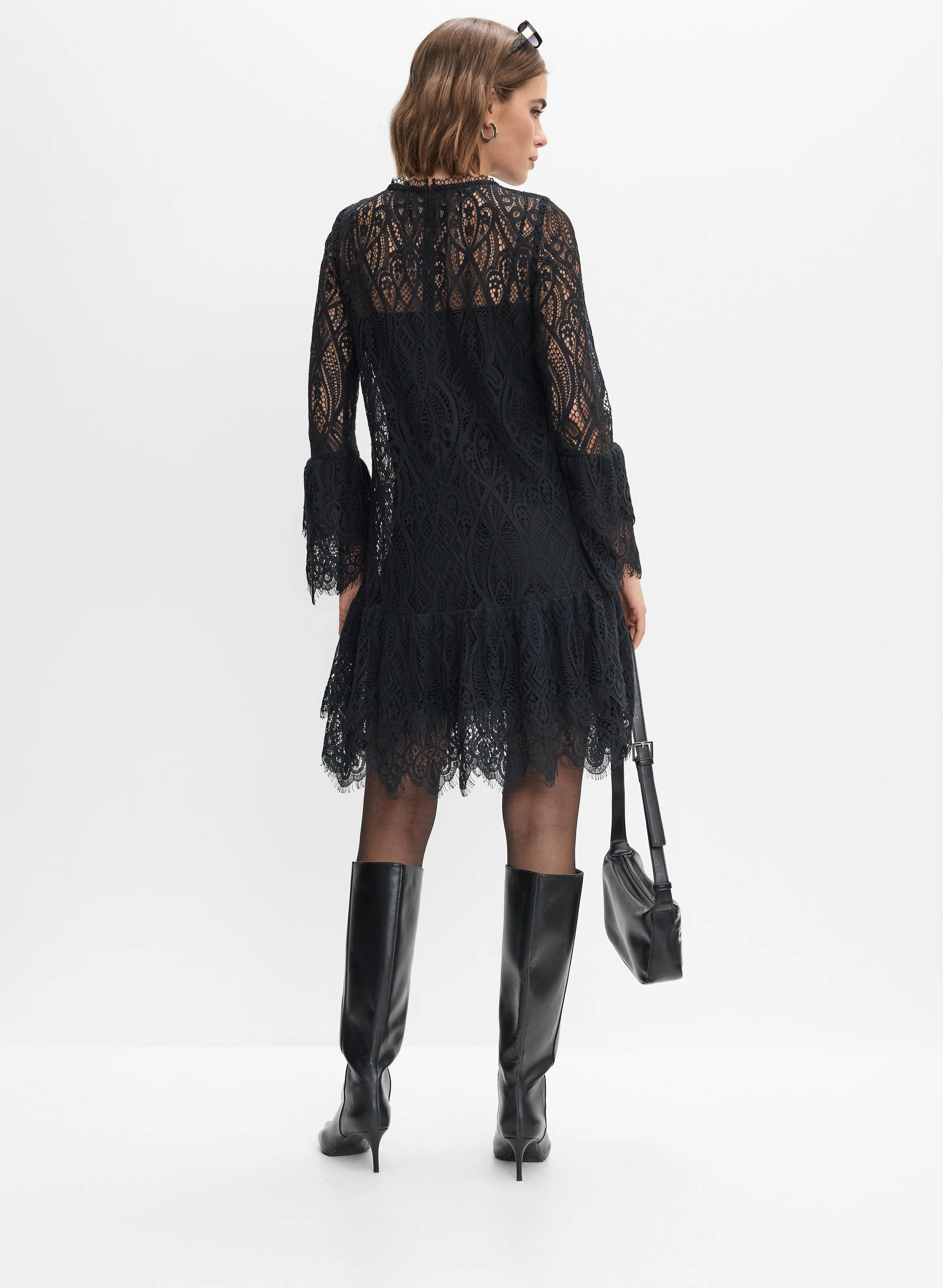 Tiered Lace Dress - Image 4