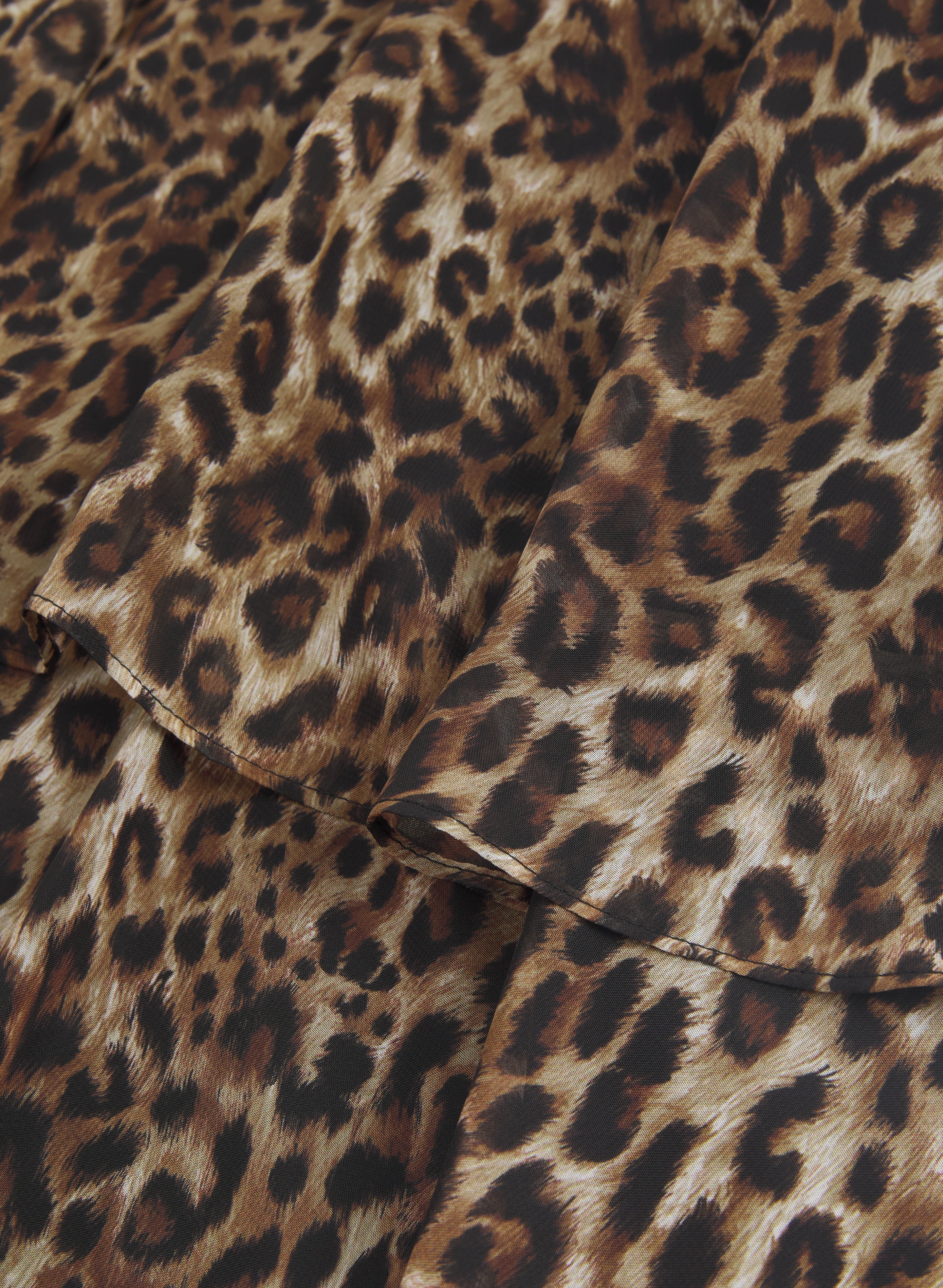 Tiered Leopard Print Dress - Image 6