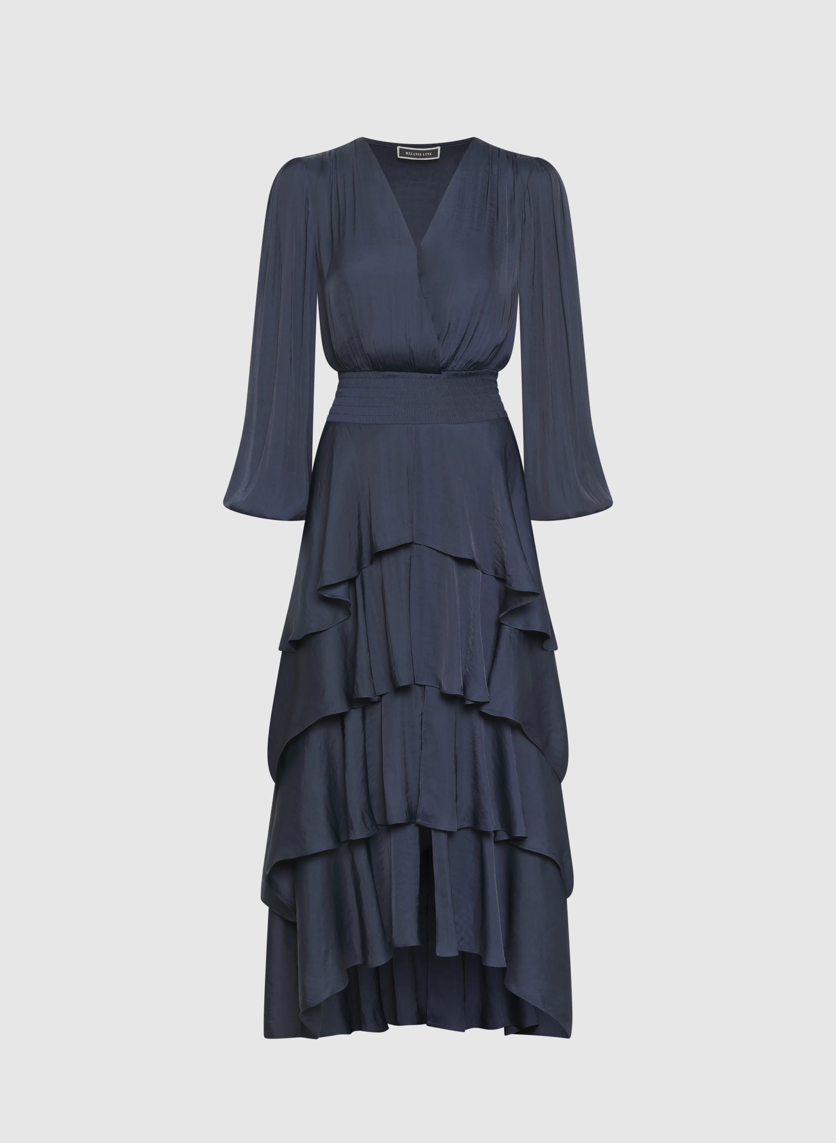 Tiered Satin Dress - Image 5