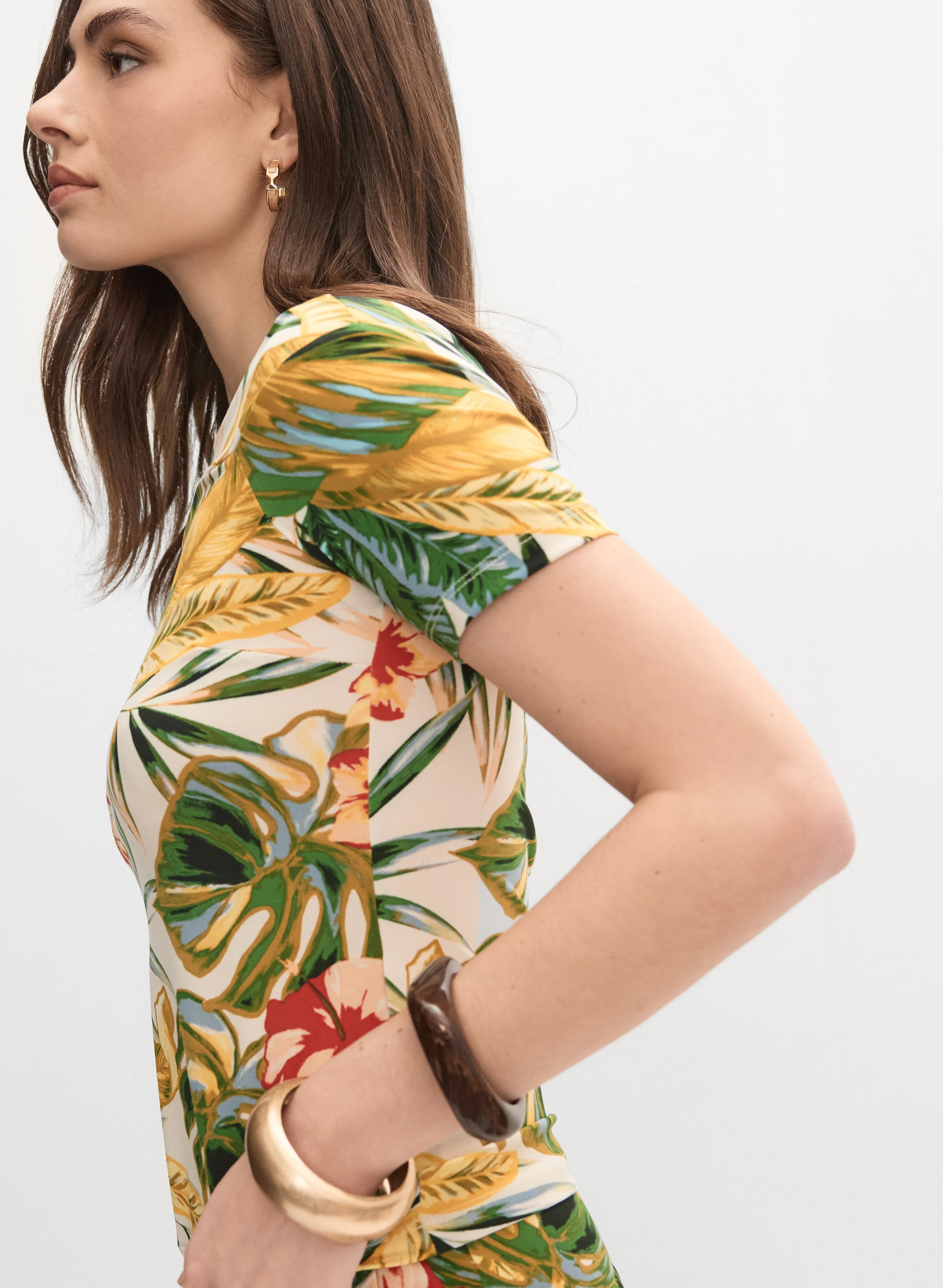 Tropical Off-Shoulder Top - Image 4