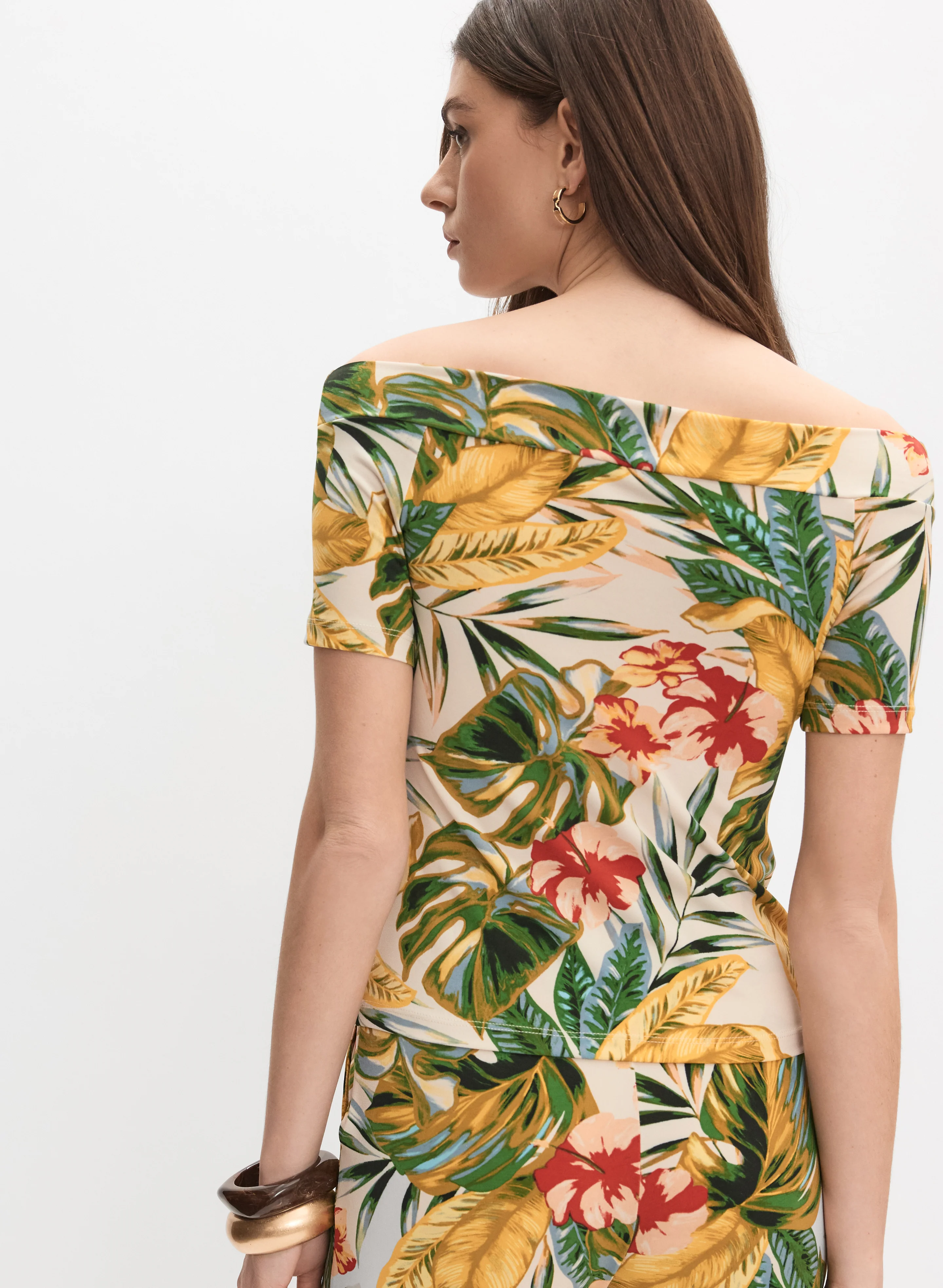 Tropical Off-Shoulder Top - Image 5