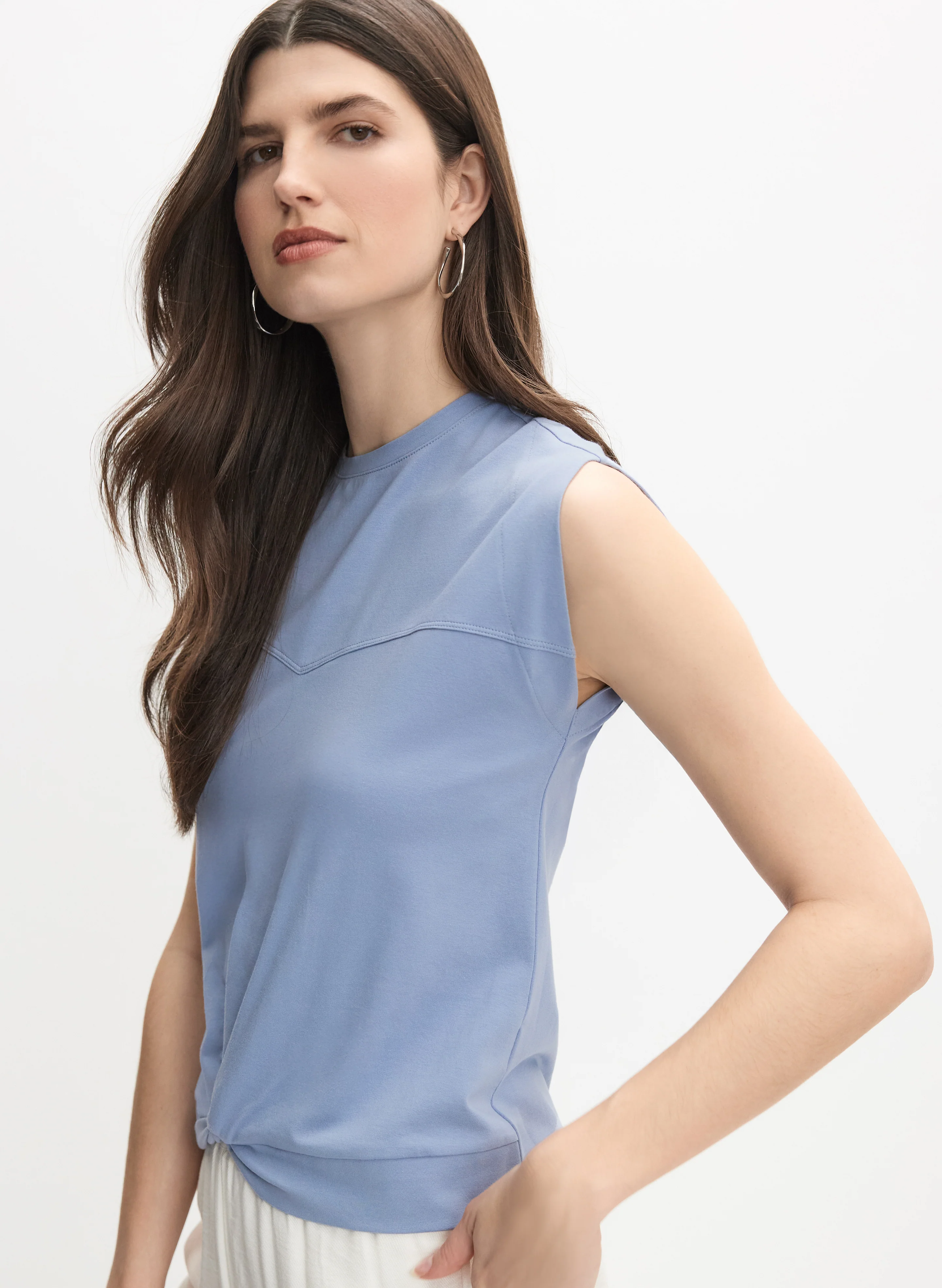 Twist Hem T-Shirt - Image 4
