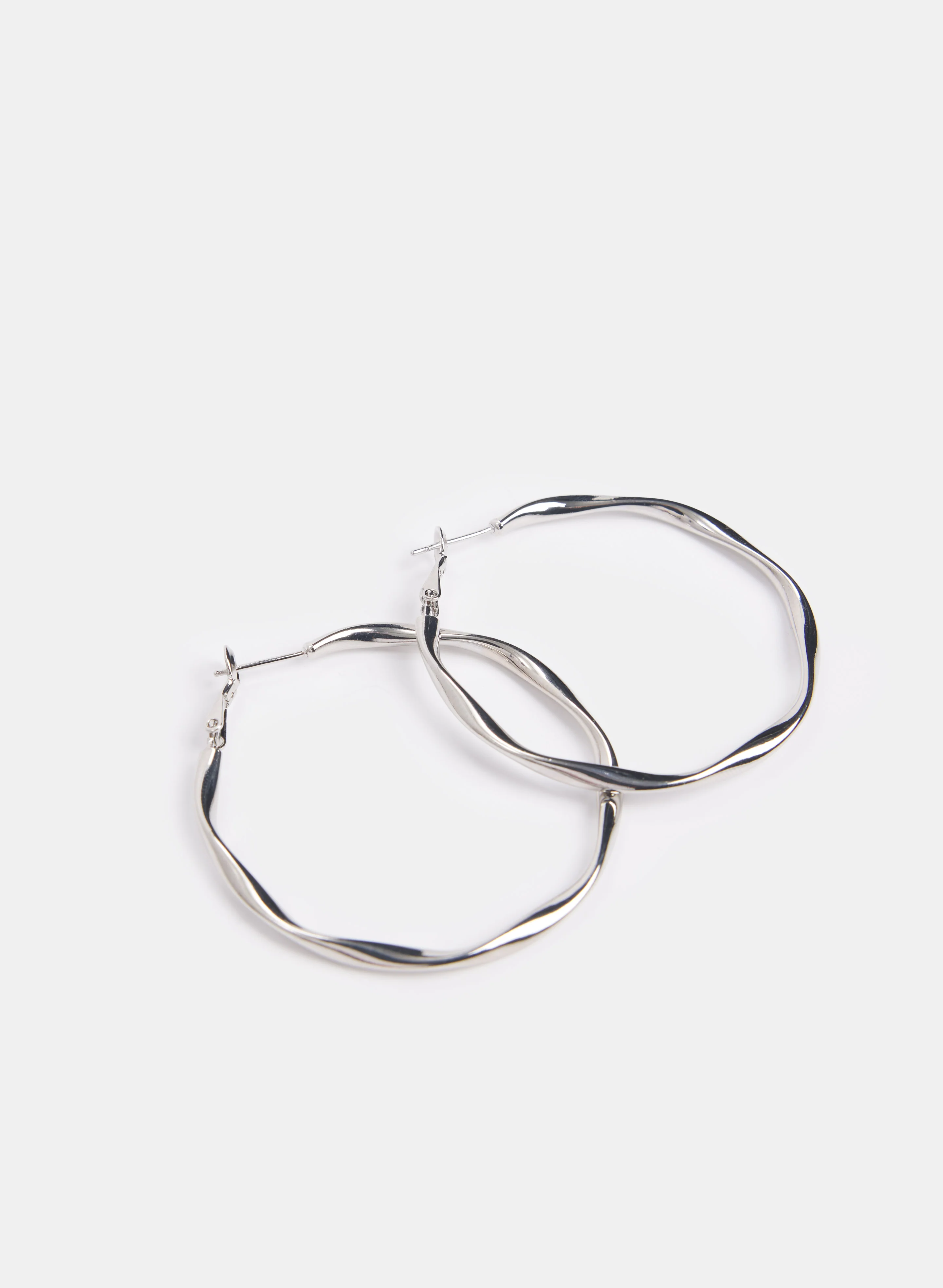 Twist Hoop Earrings - Image 2