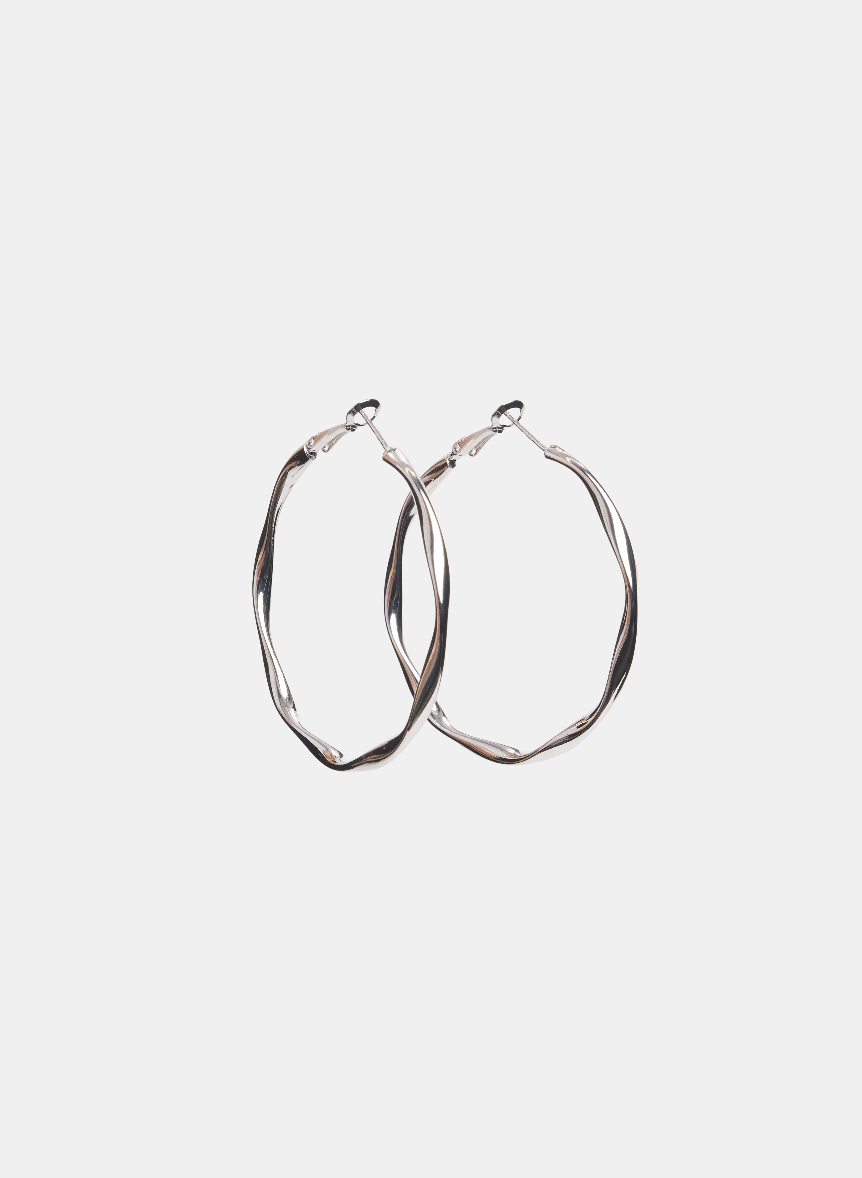 Twist Hoop Earrings - Image 3