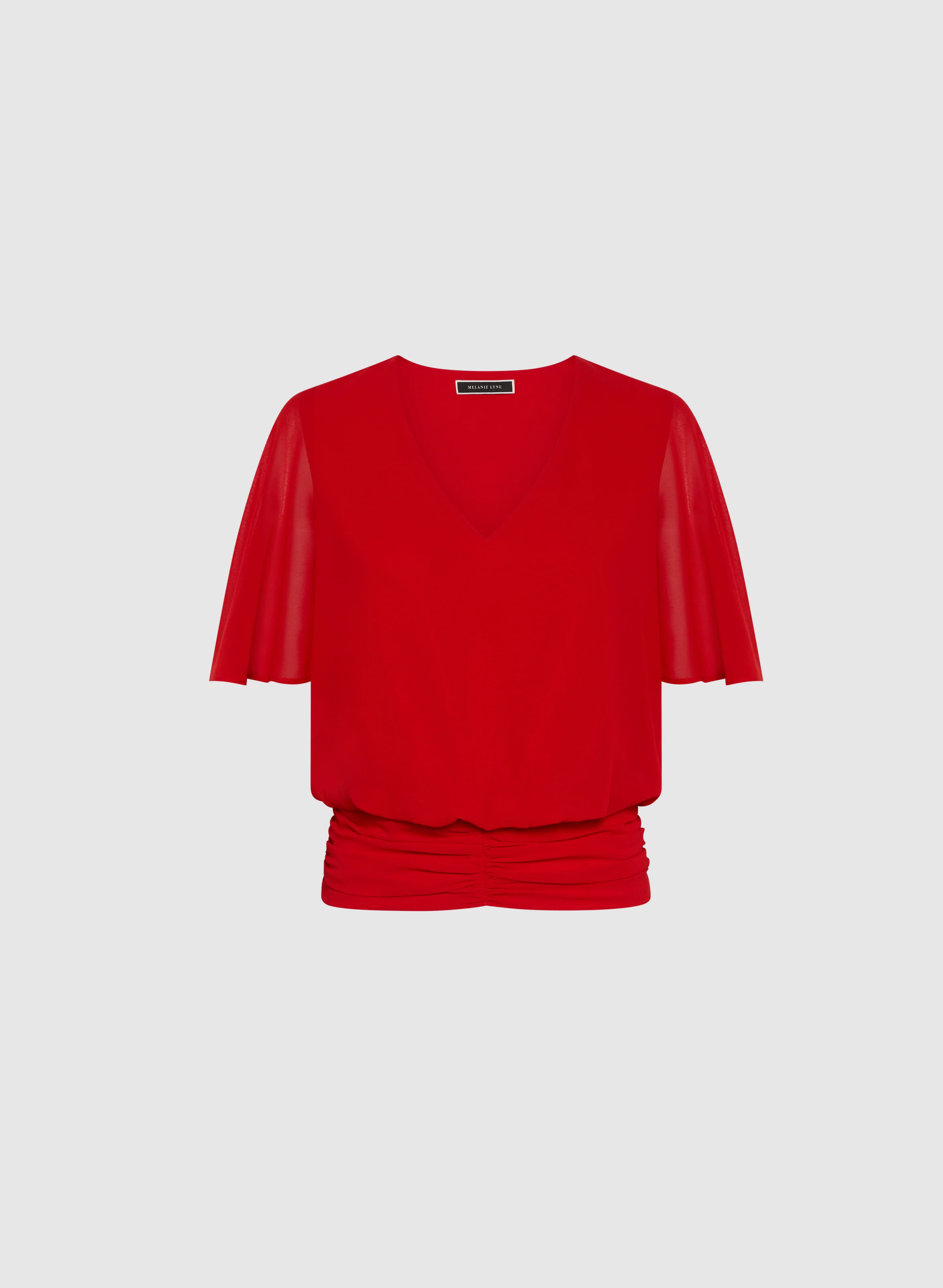 V-Neck Chiffon Blouse - Image 6