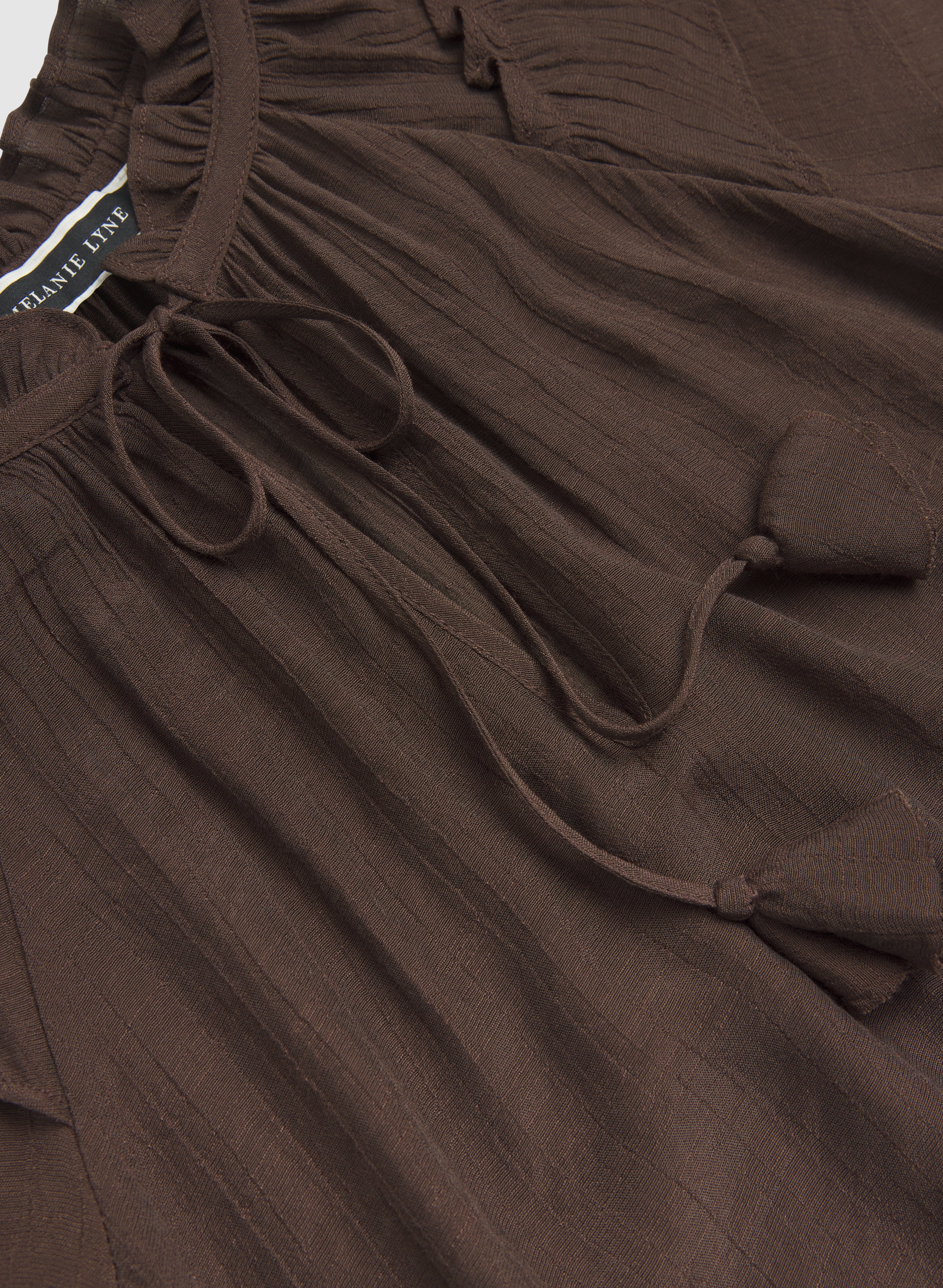V-Neck Tassel Blouse - Image 7