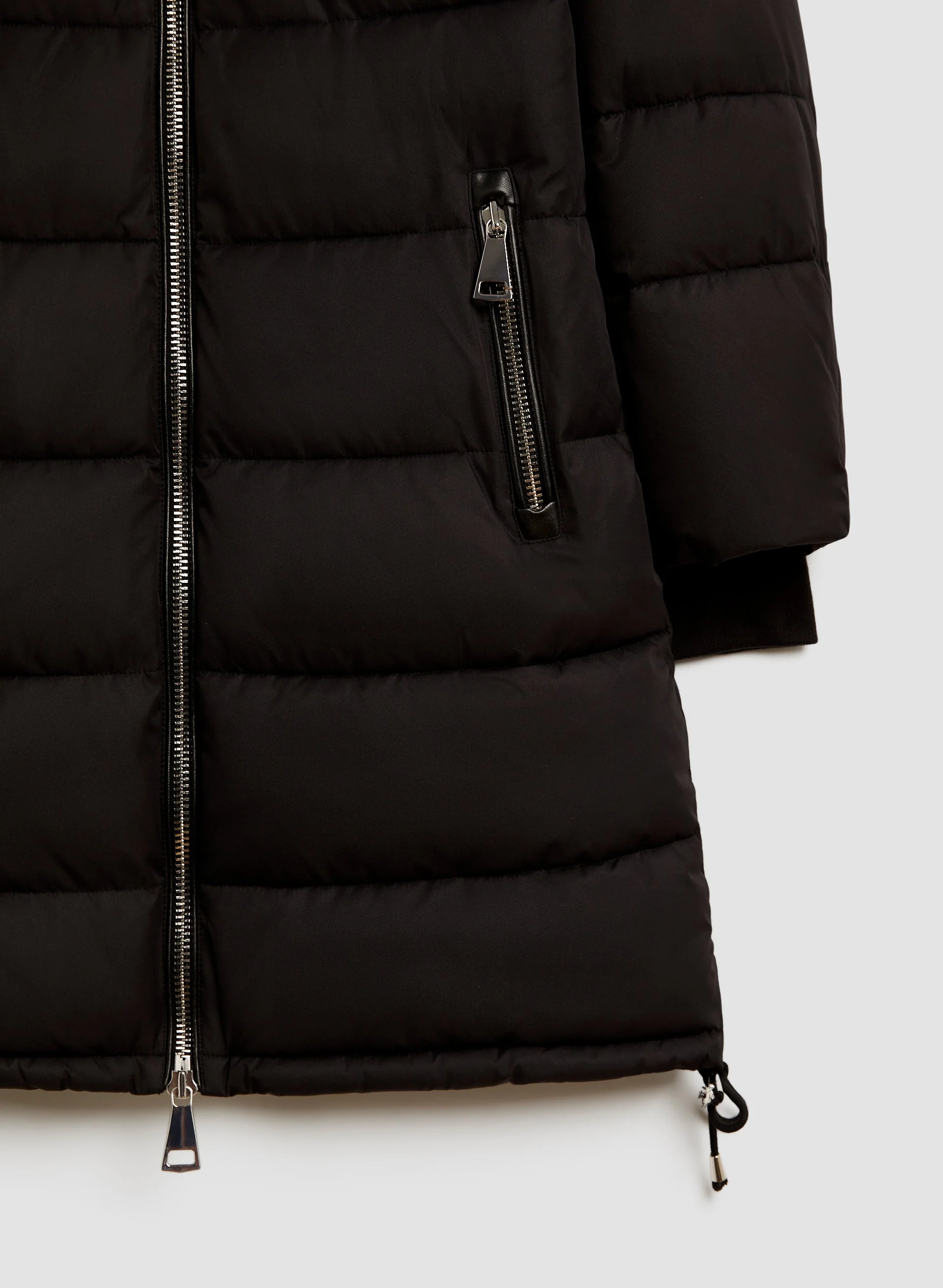 Vegan Down Quilted Coat - Image 8
