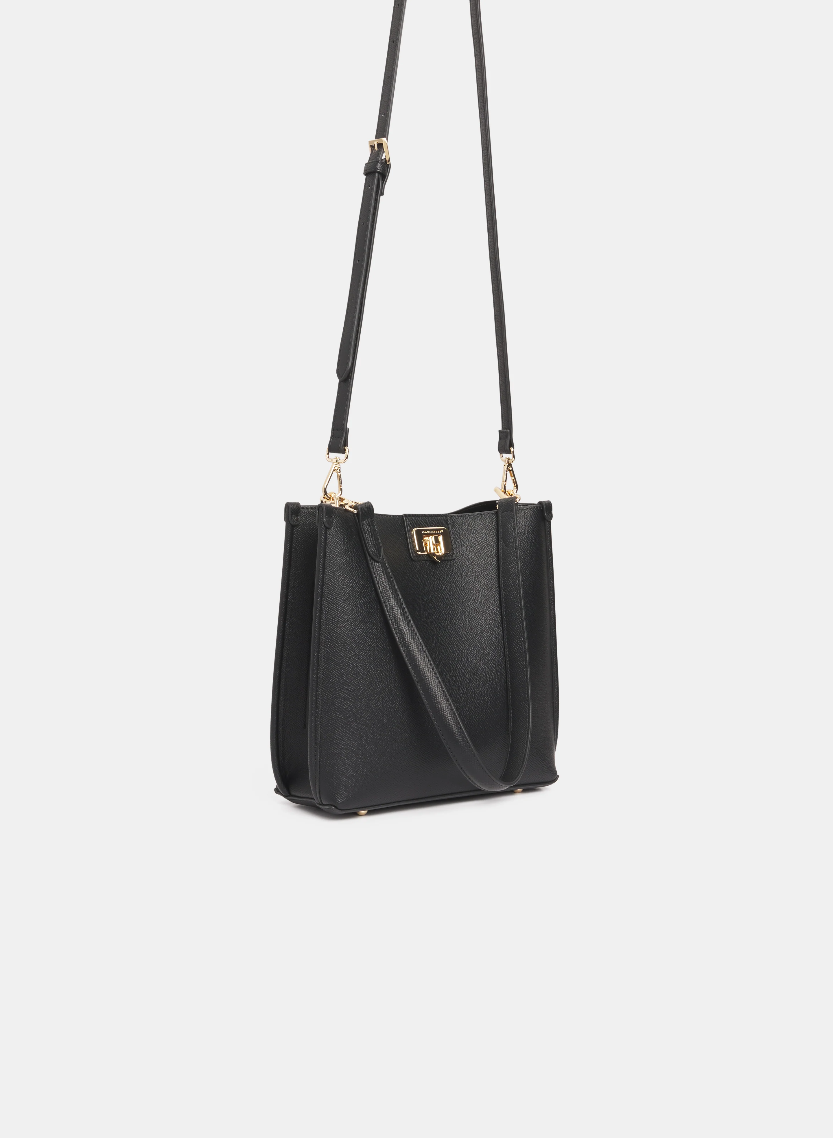 Vegan Leather Bucket Bag - Image 4