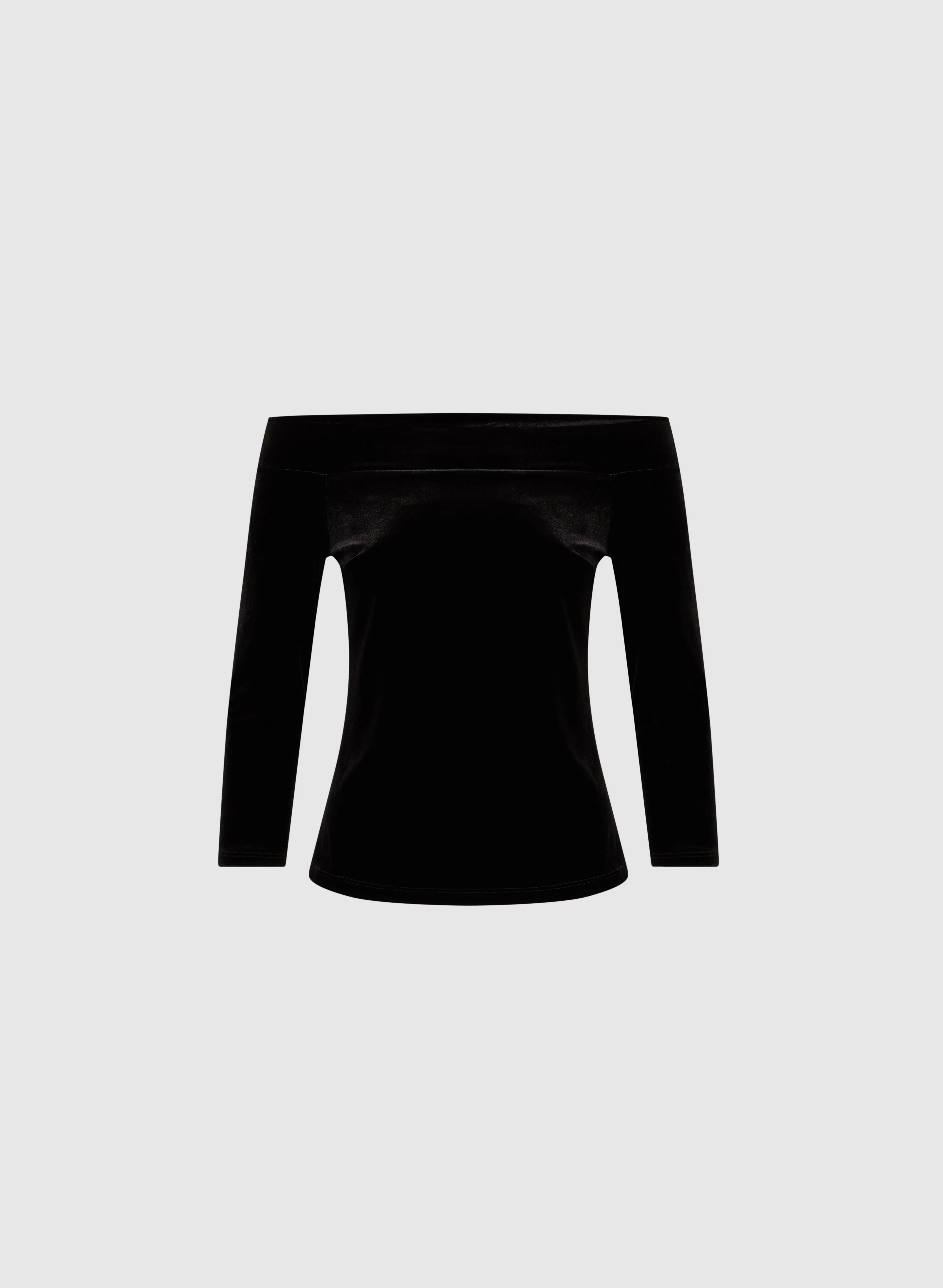 Velvet Off-Shoulder Top - Image 6